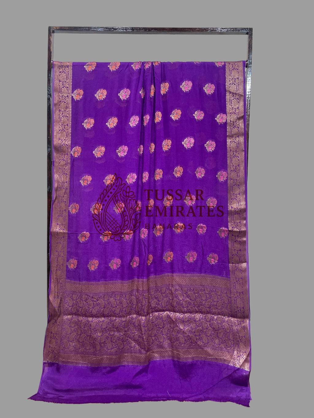 Pure Khaddi Chiffon Banarasi Saree