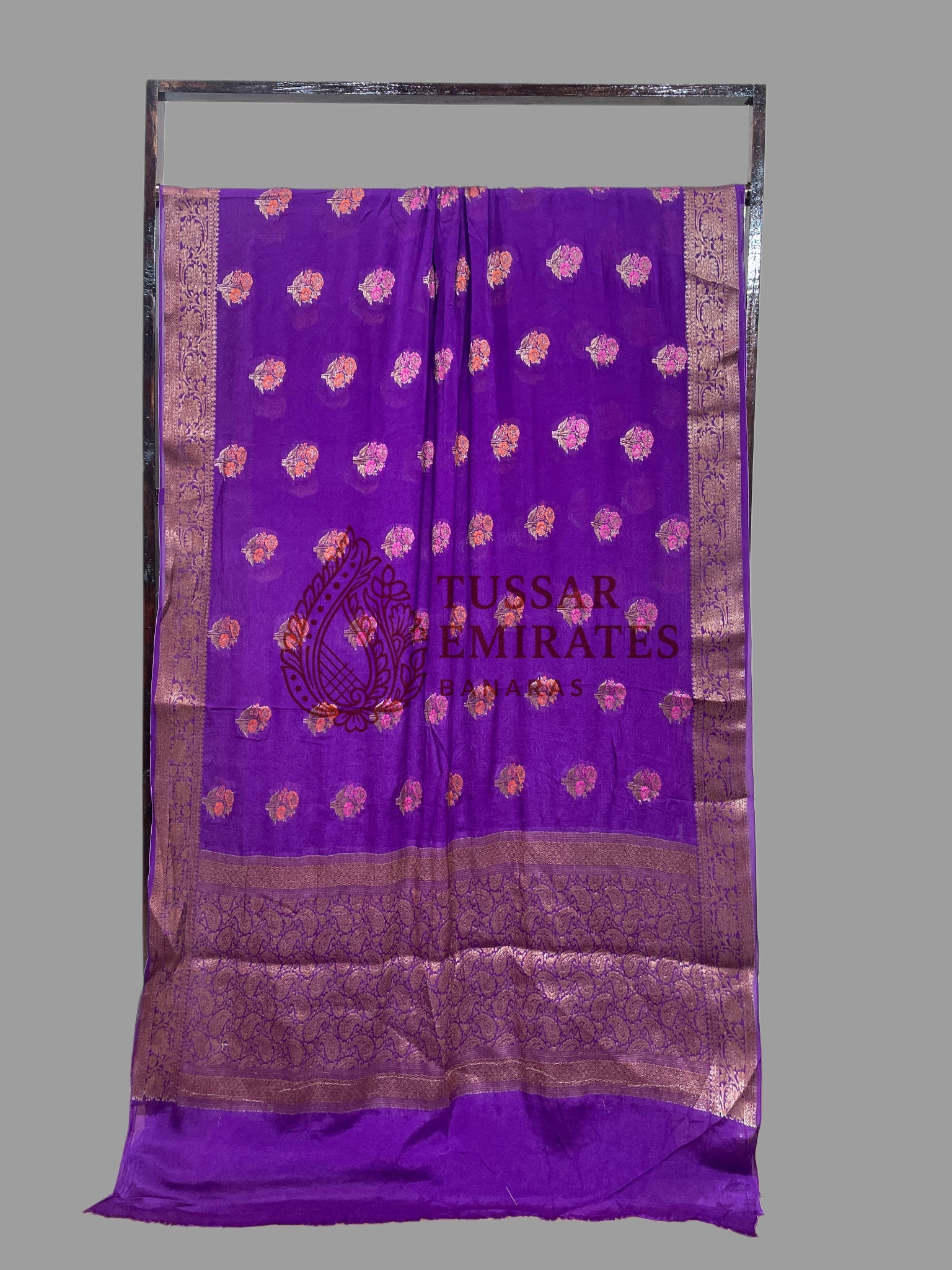 Pure Khaddi Chiffon Banarasi Saree