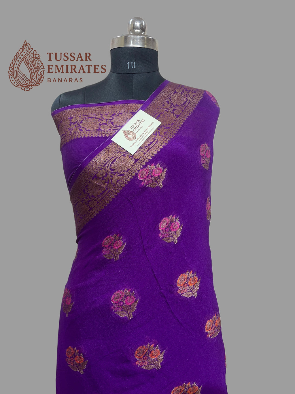 Pure Khaddi Chiffon Banarasi Saree