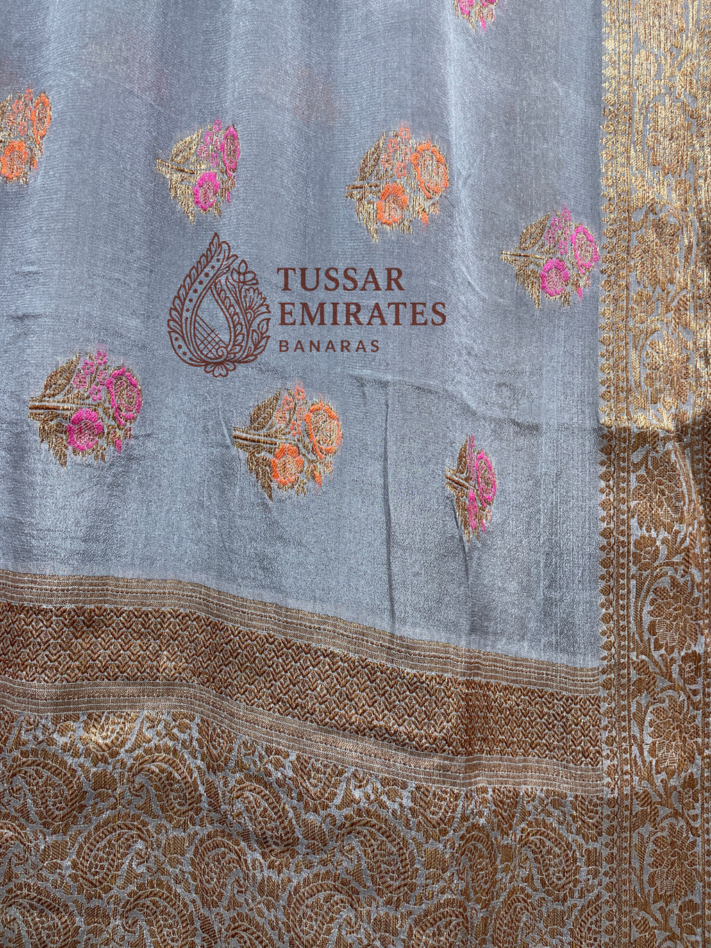 Pure Khaddi Chiffon Banarasi Saree