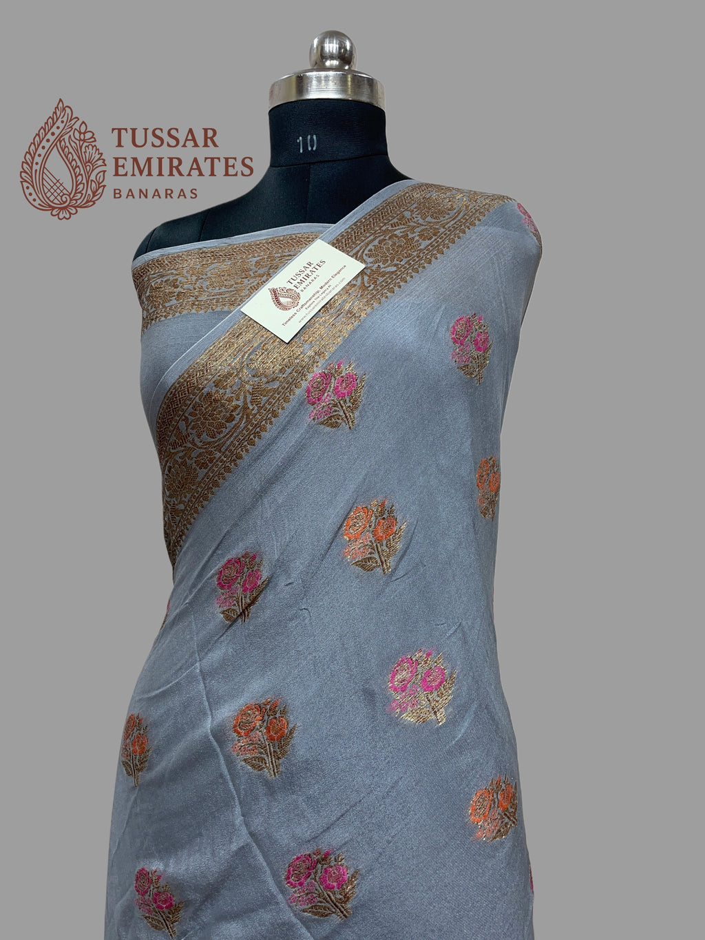 Pure Khaddi Chiffon Banarasi Saree