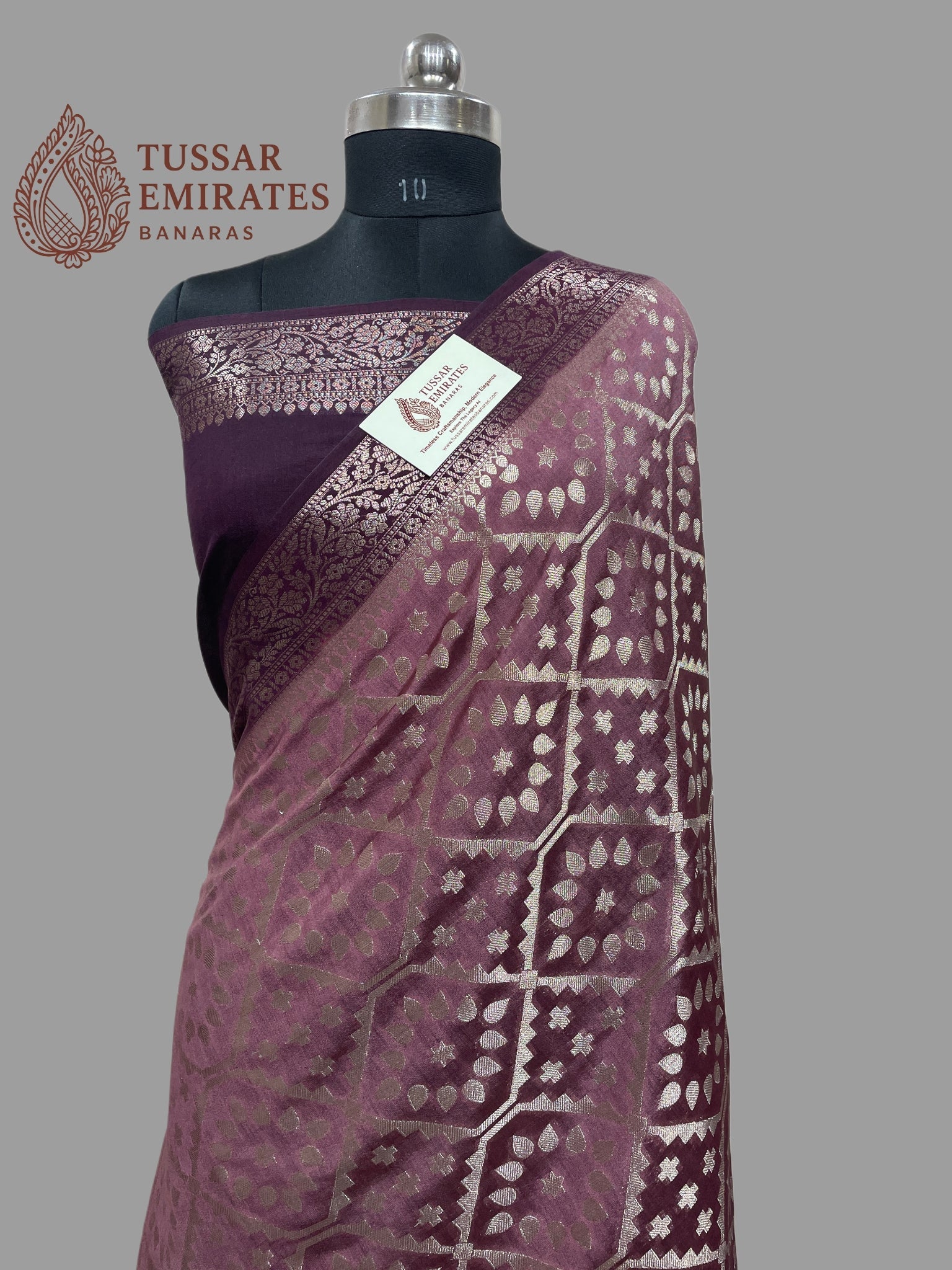 Pure Chiniya Silk Banarasi Saree - Tussar Emirates