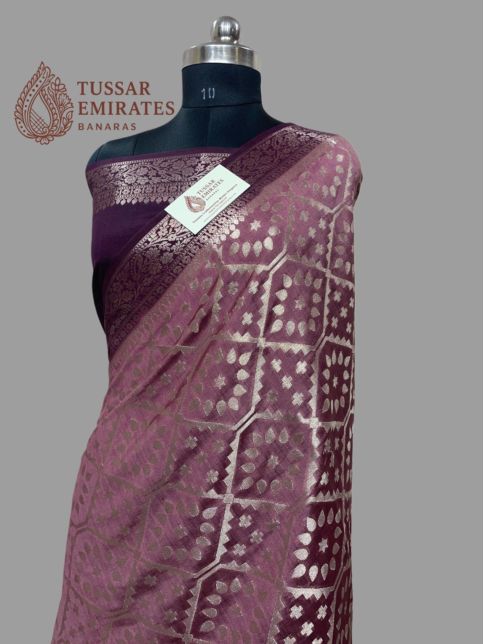 Pure Chiniya Silk Banarasi Saree - Tussar Emirates