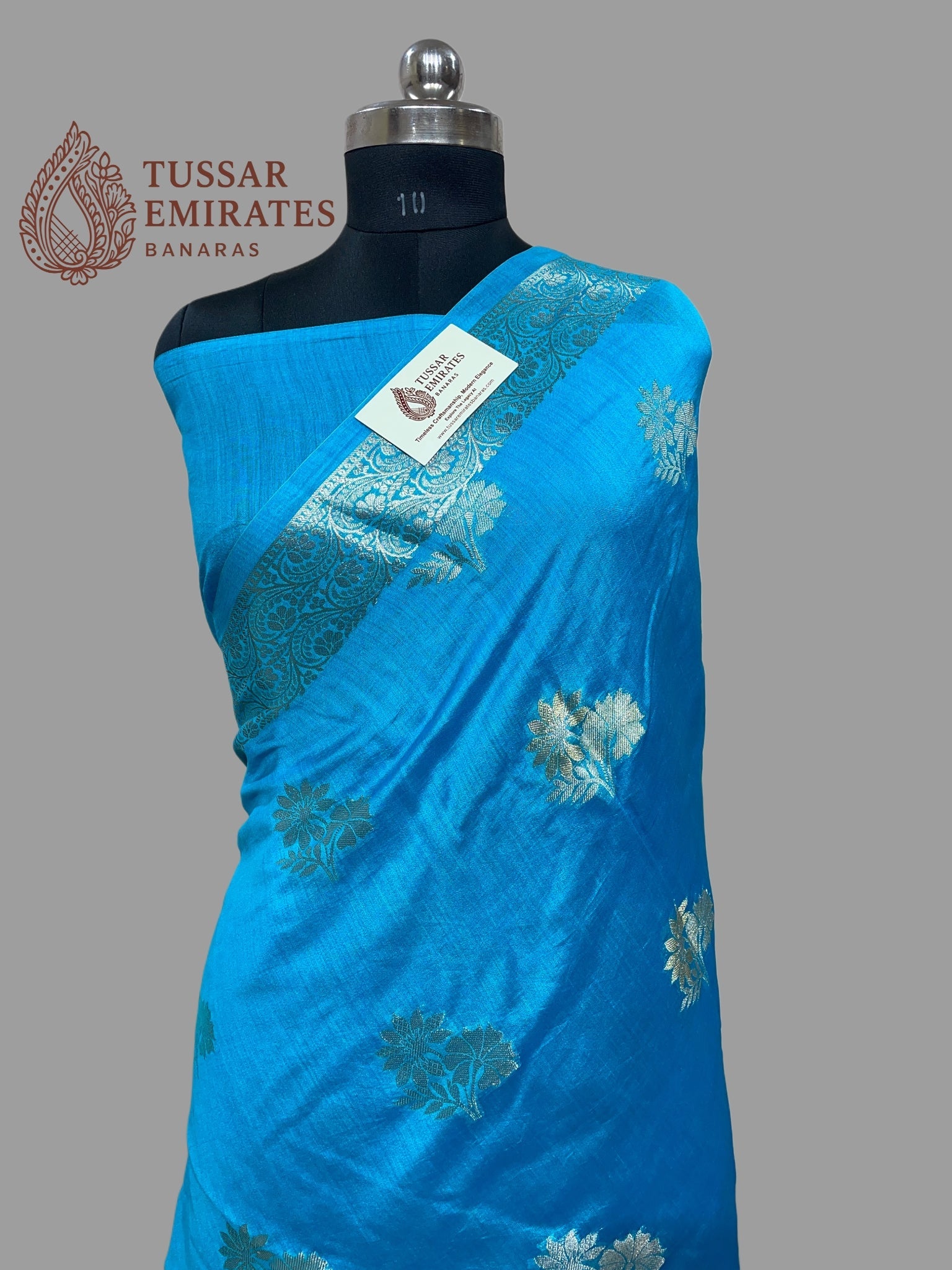 Pure Chiniya Silk Banarasi Saree - Tussar Emirates