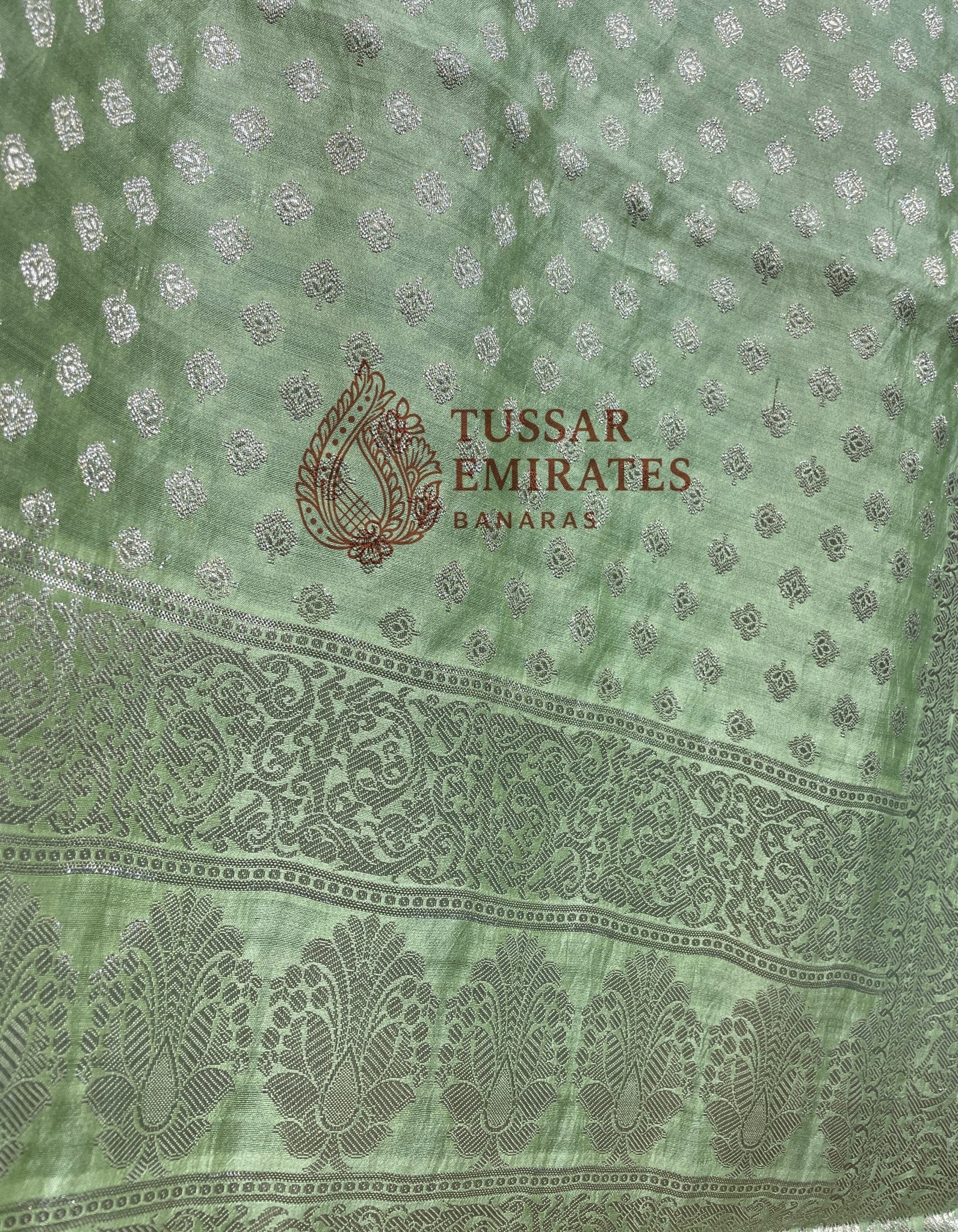 Pure Chiniya Silk Banarasi Saree - Tussar Emirates