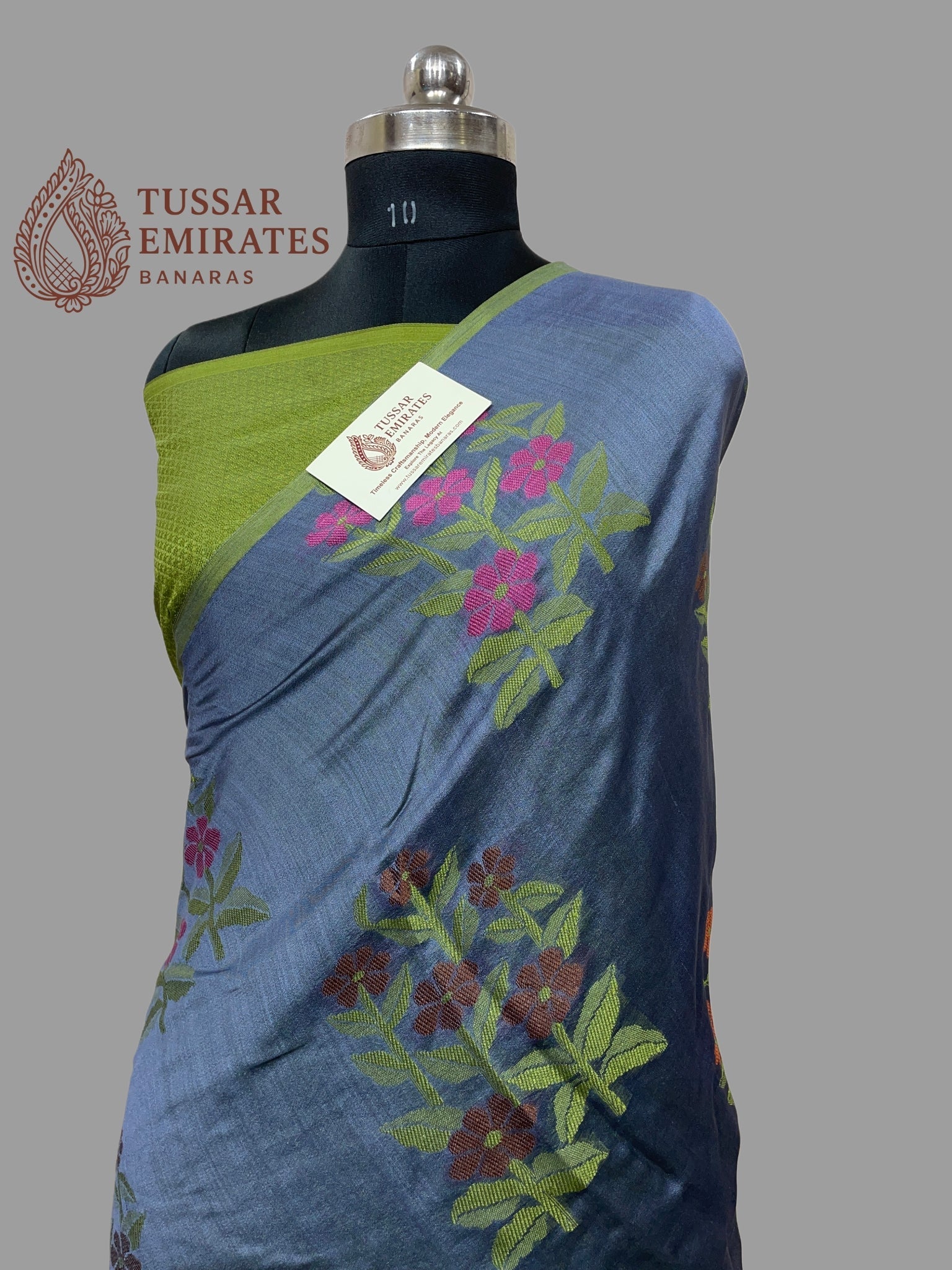 Pure Chiniya Silk Banarasi Saree - Tussar Emirates