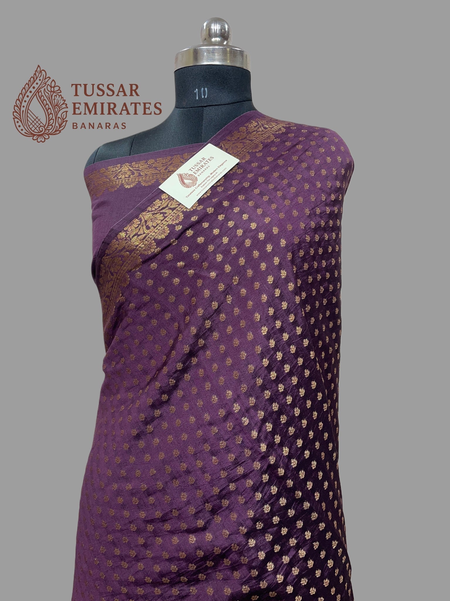 Pure Chiniya Silk Banarasi Saree - Tussar Emirates