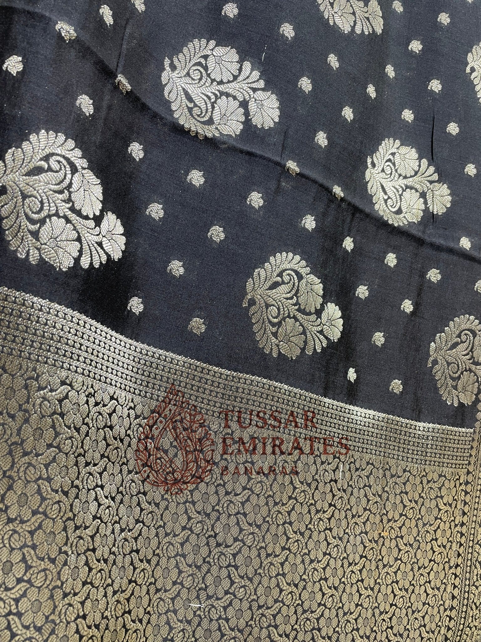 Pure Chiniya Silk Banarasi Saree - Tussar Emirates