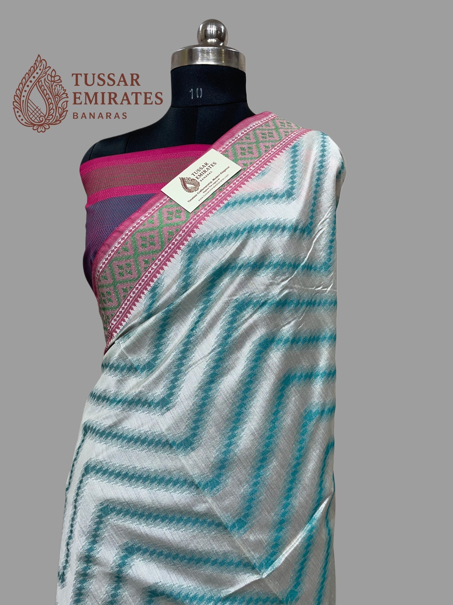 Pure Chiniya Silk Banarasi Saree - Tussar Emirates