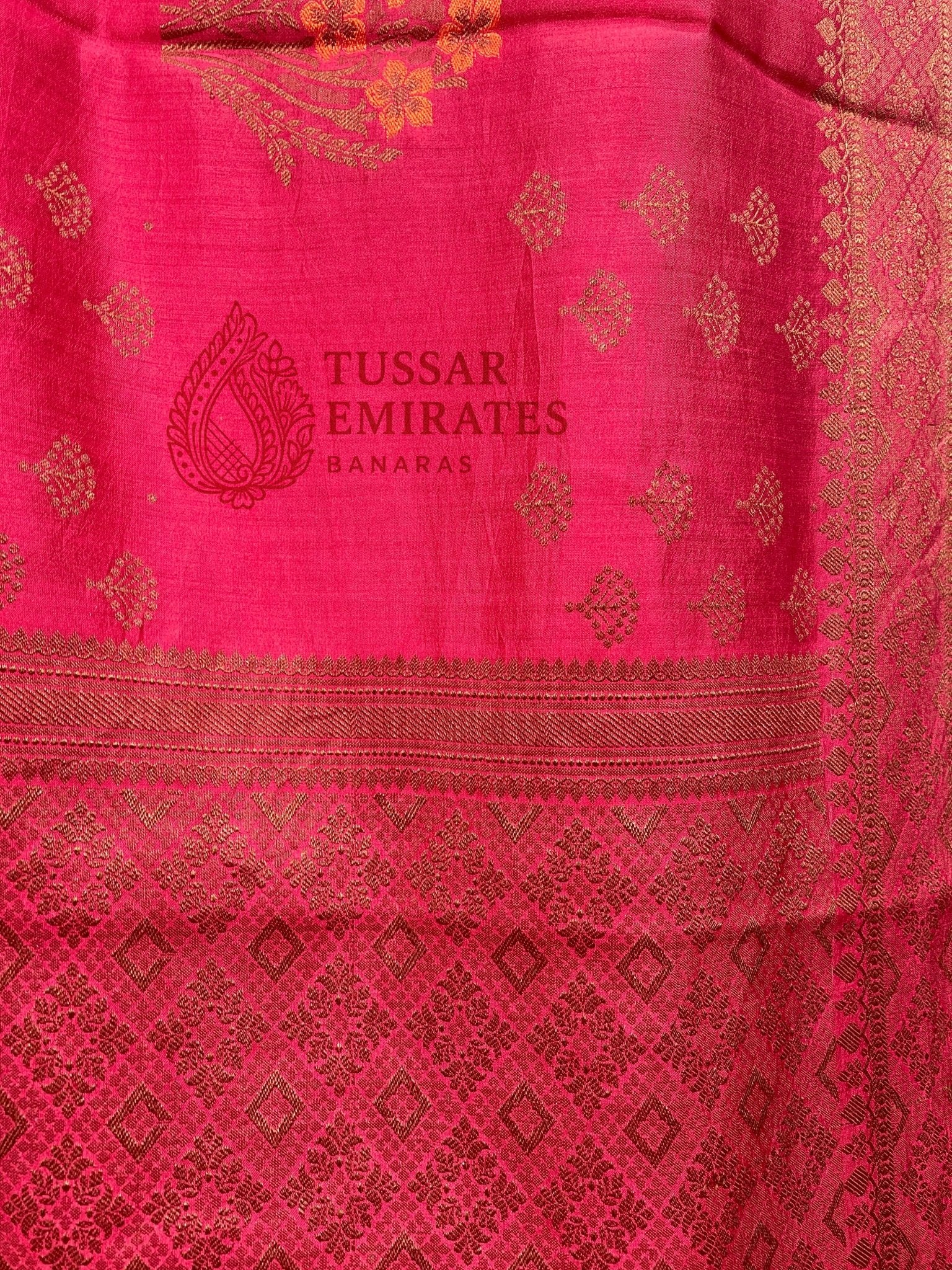 Pure Chiniya Silk Banarasi Saree - Tussar Emirates
