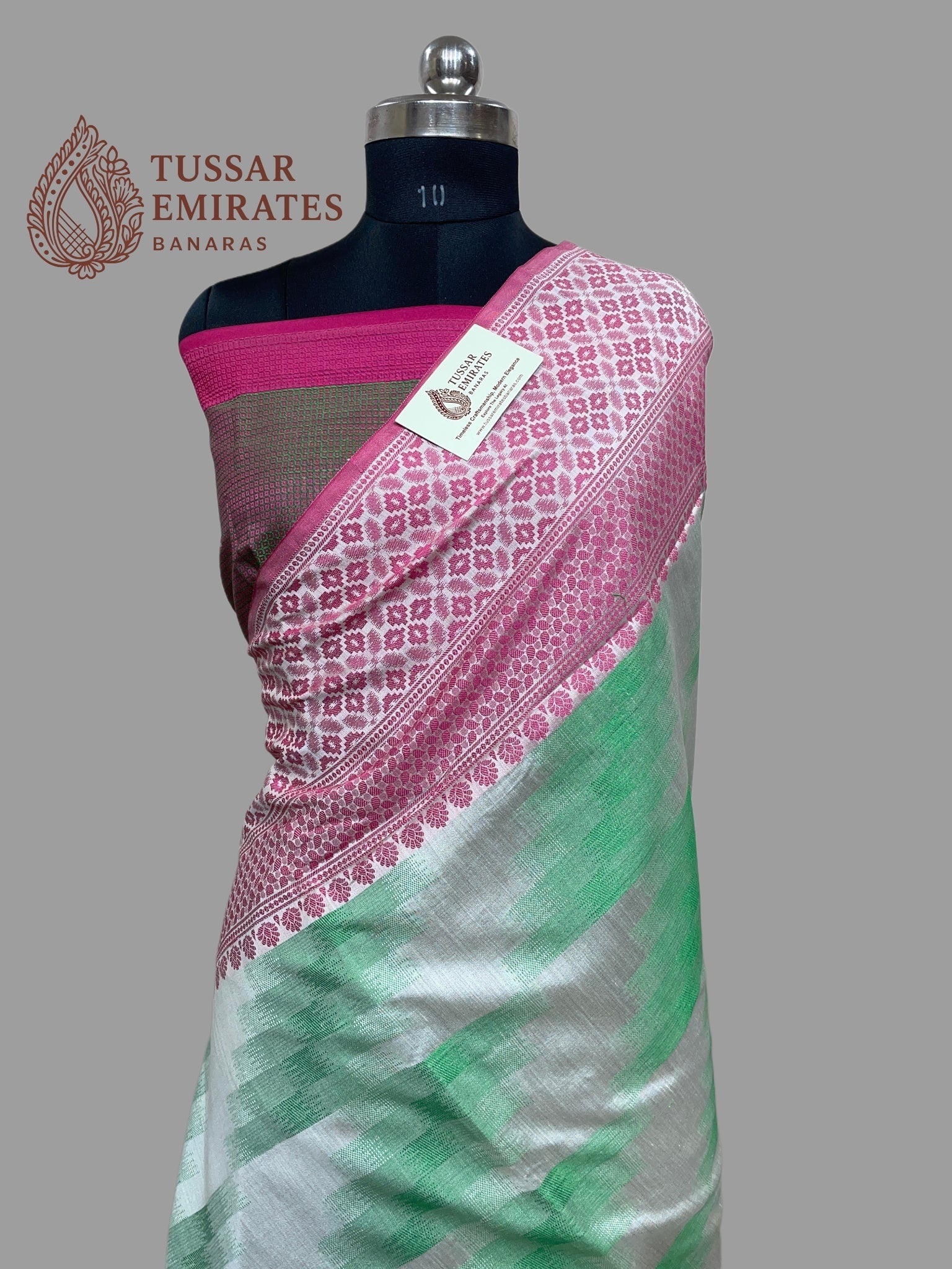 Pure Chiniya Silk Banarasi Saree - Tussar Emirates