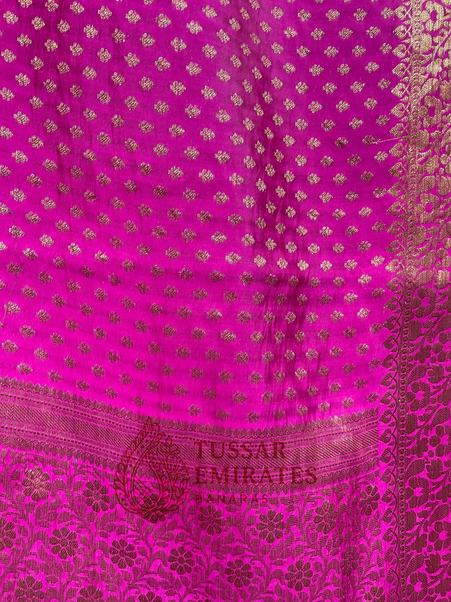 Pure Chiniya Silk Banarasi Saree - Tussar Emirates