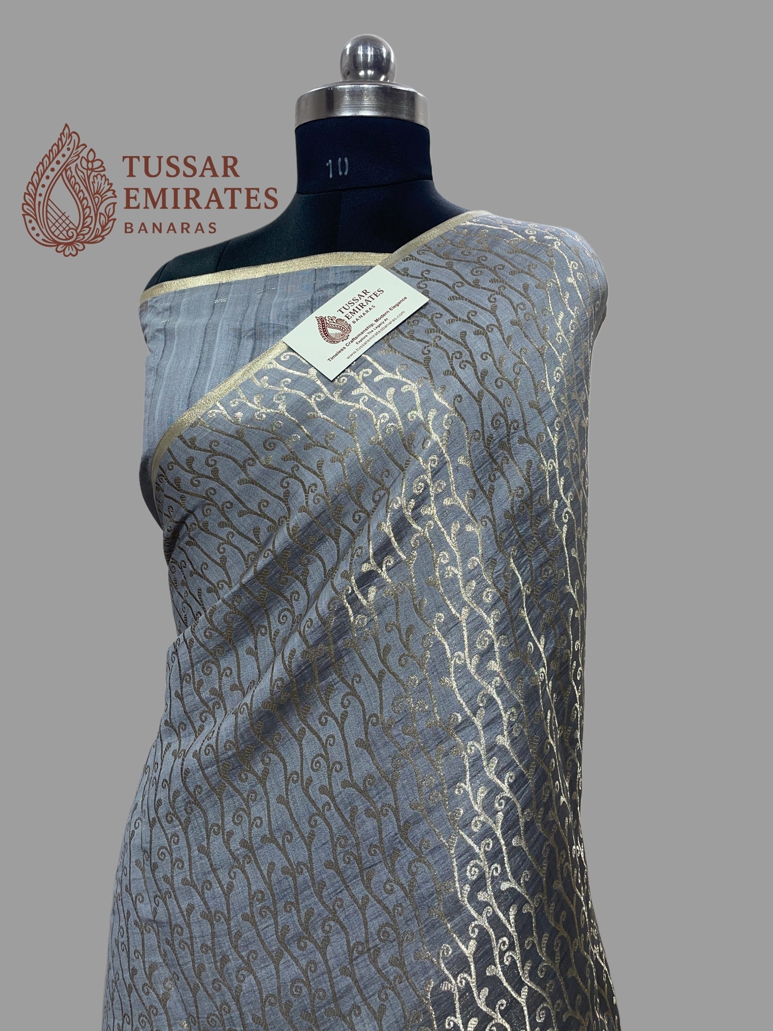 Pure Chiniya Silk Banarasi Saree - Tussar Emirates