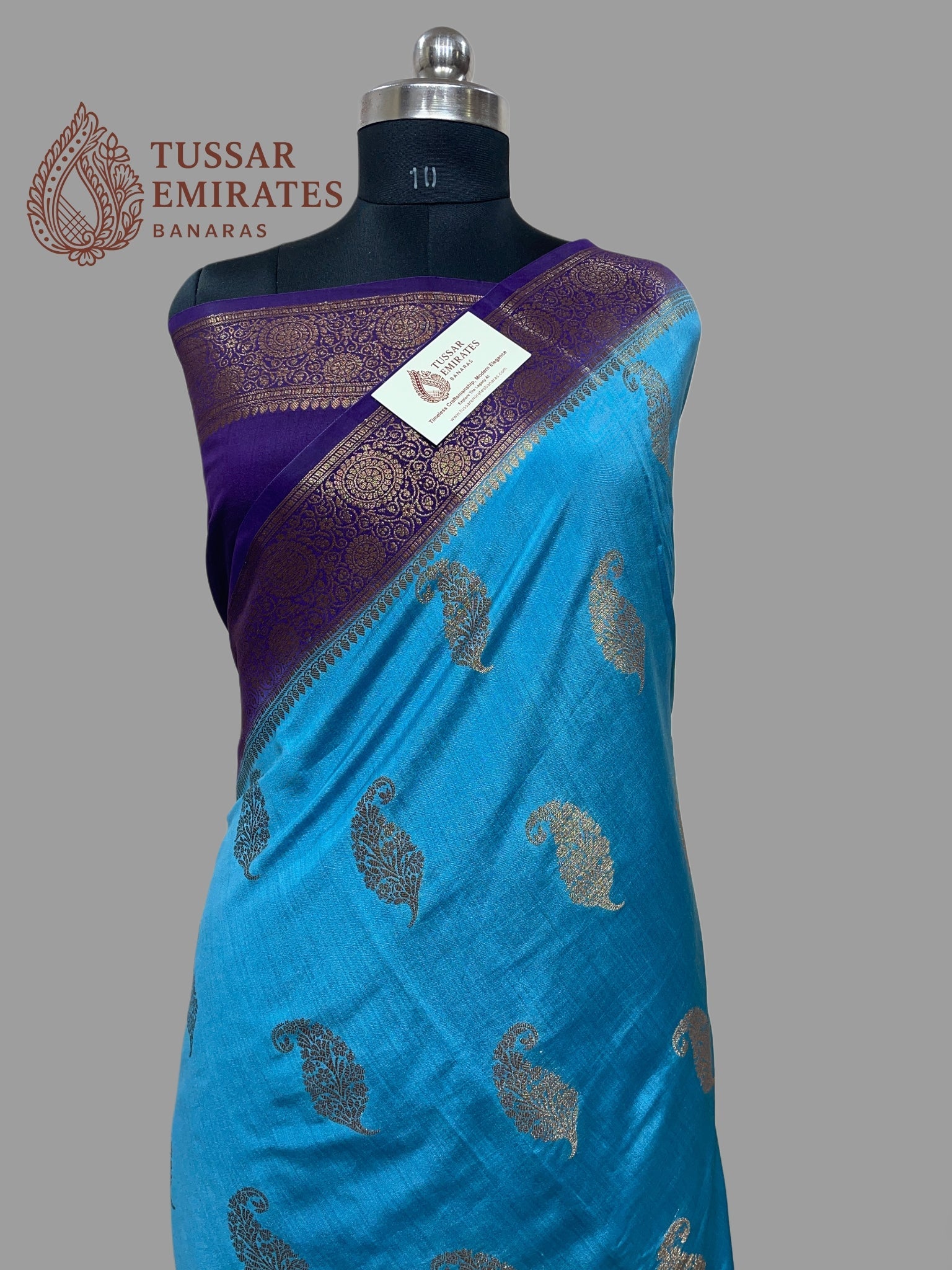 Pure Chiniya Silk Banarasi Saree - Tussar Emirates