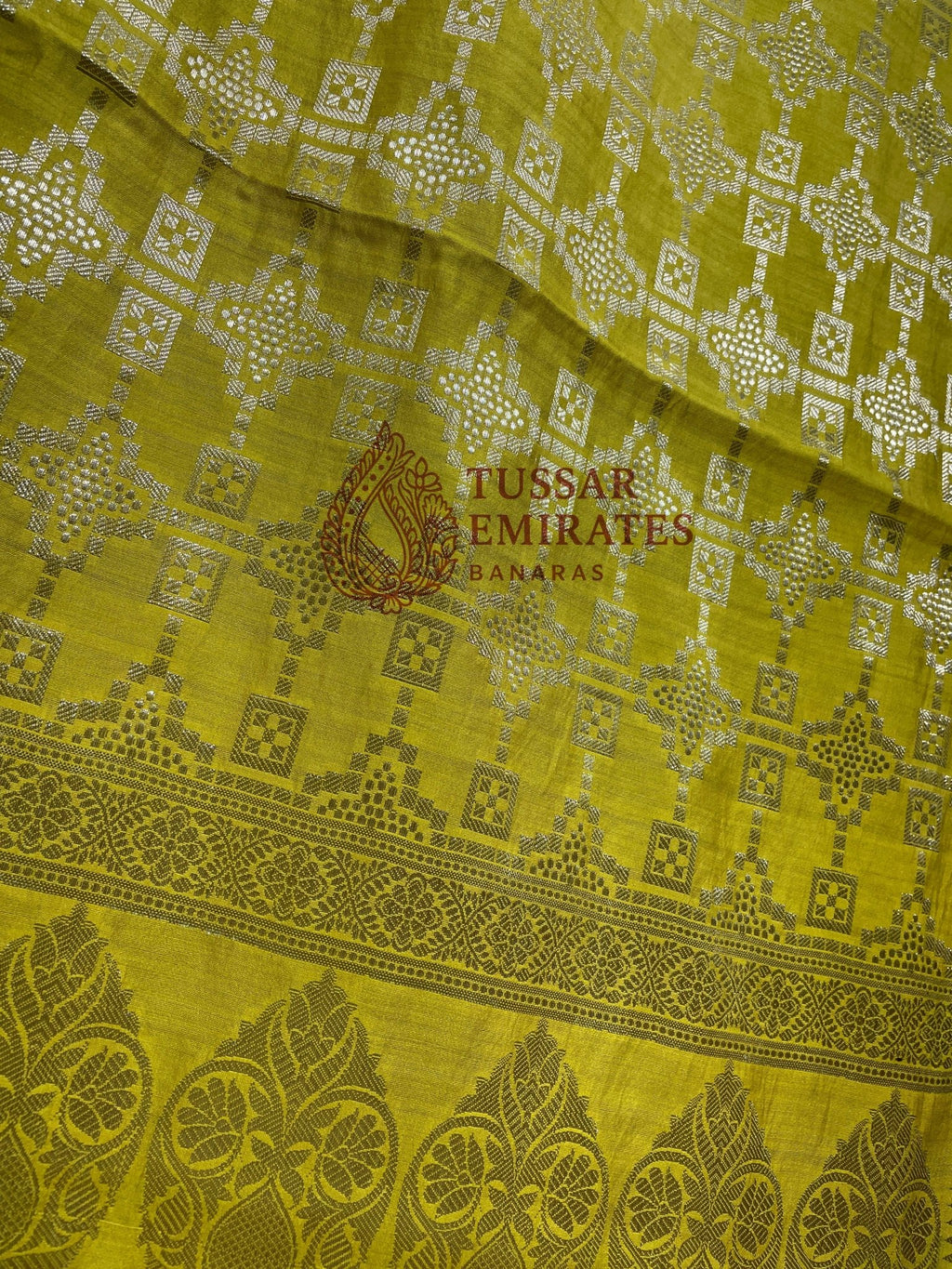 Pure Chiniya Silk Banarasi Saree - Tussar Emirates