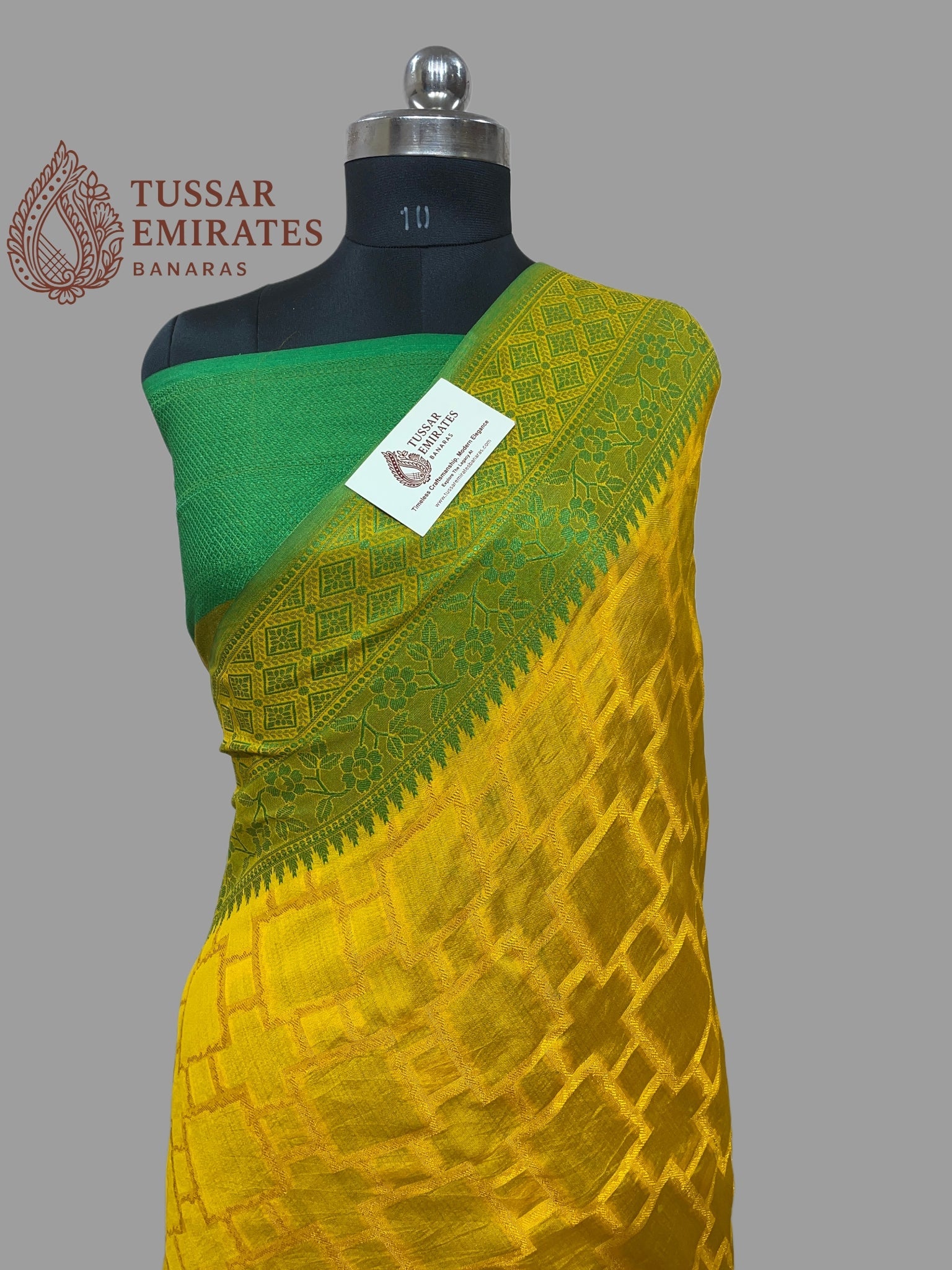 Pure Chiniya Silk Banarasi Saree - Tussar Emirates