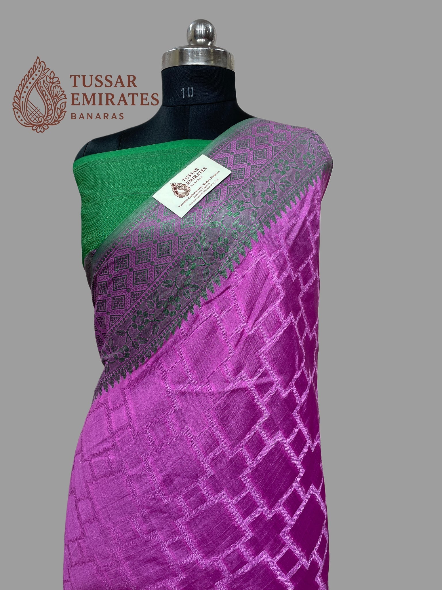 Pure Chiniya Silk Banarasi Saree - Tussar Emirates