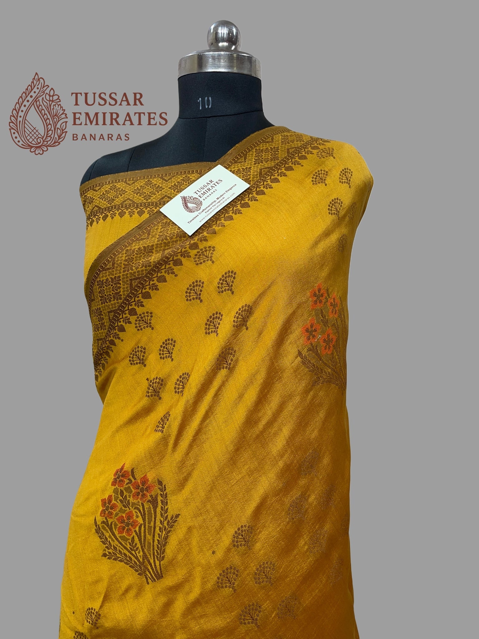 Pure Chiniya Silk Banarasi Saree - Tussar Emirates