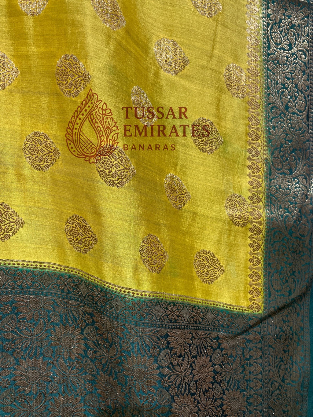 Pure Chiniya Silk Banarasi Saree - Tussar Emirates