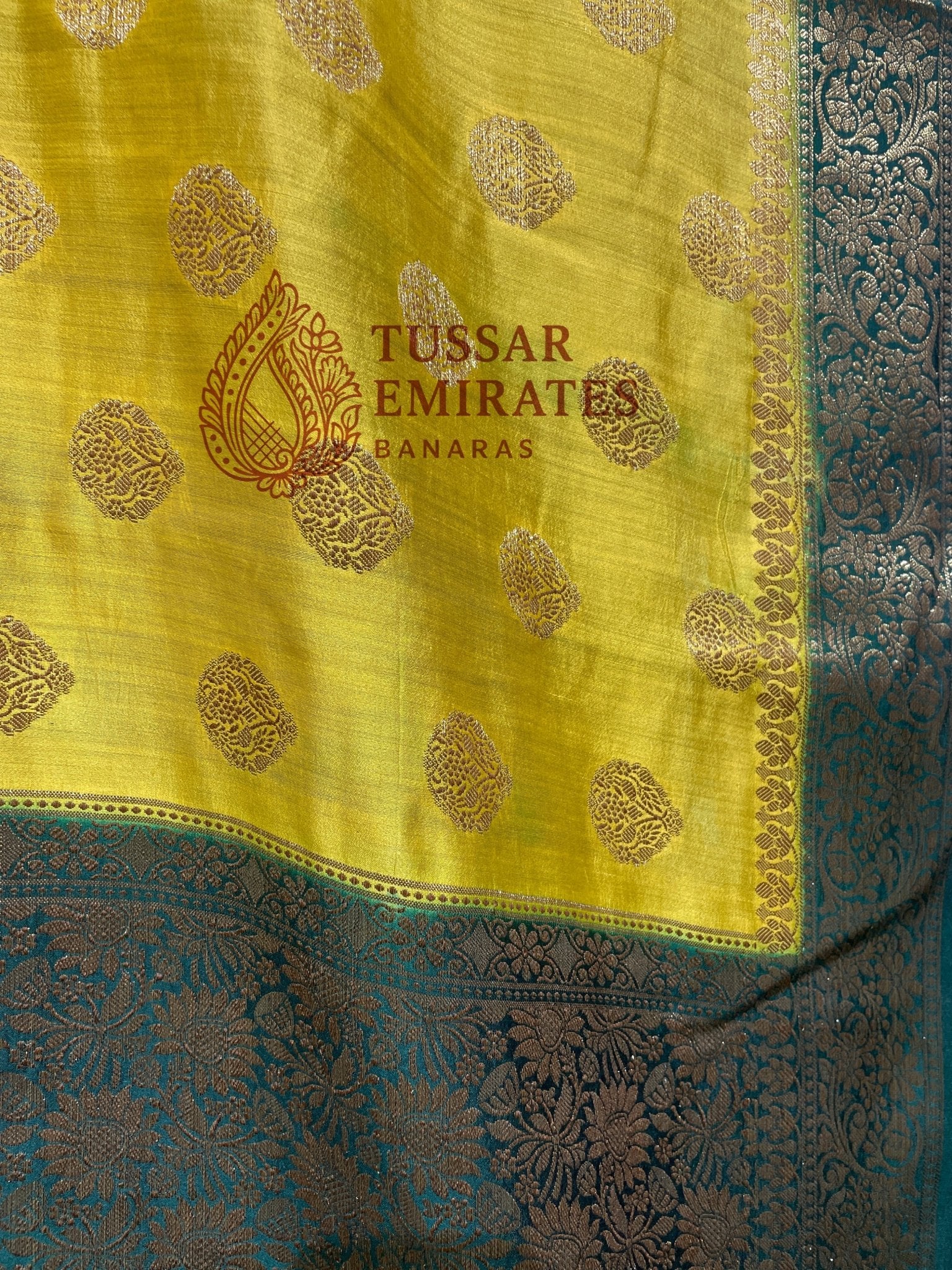 Pure Chiniya Silk Banarasi Saree - Tussar Emirates