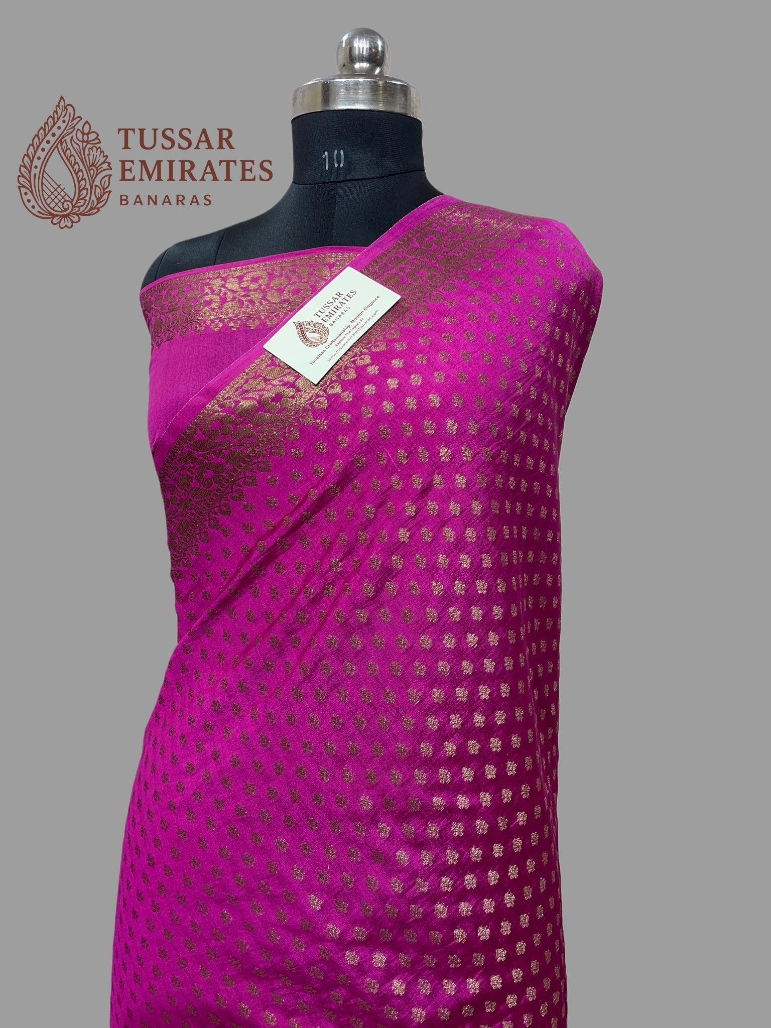 Pure Chiniya Silk Banarasi Saree - Tussar Emirates