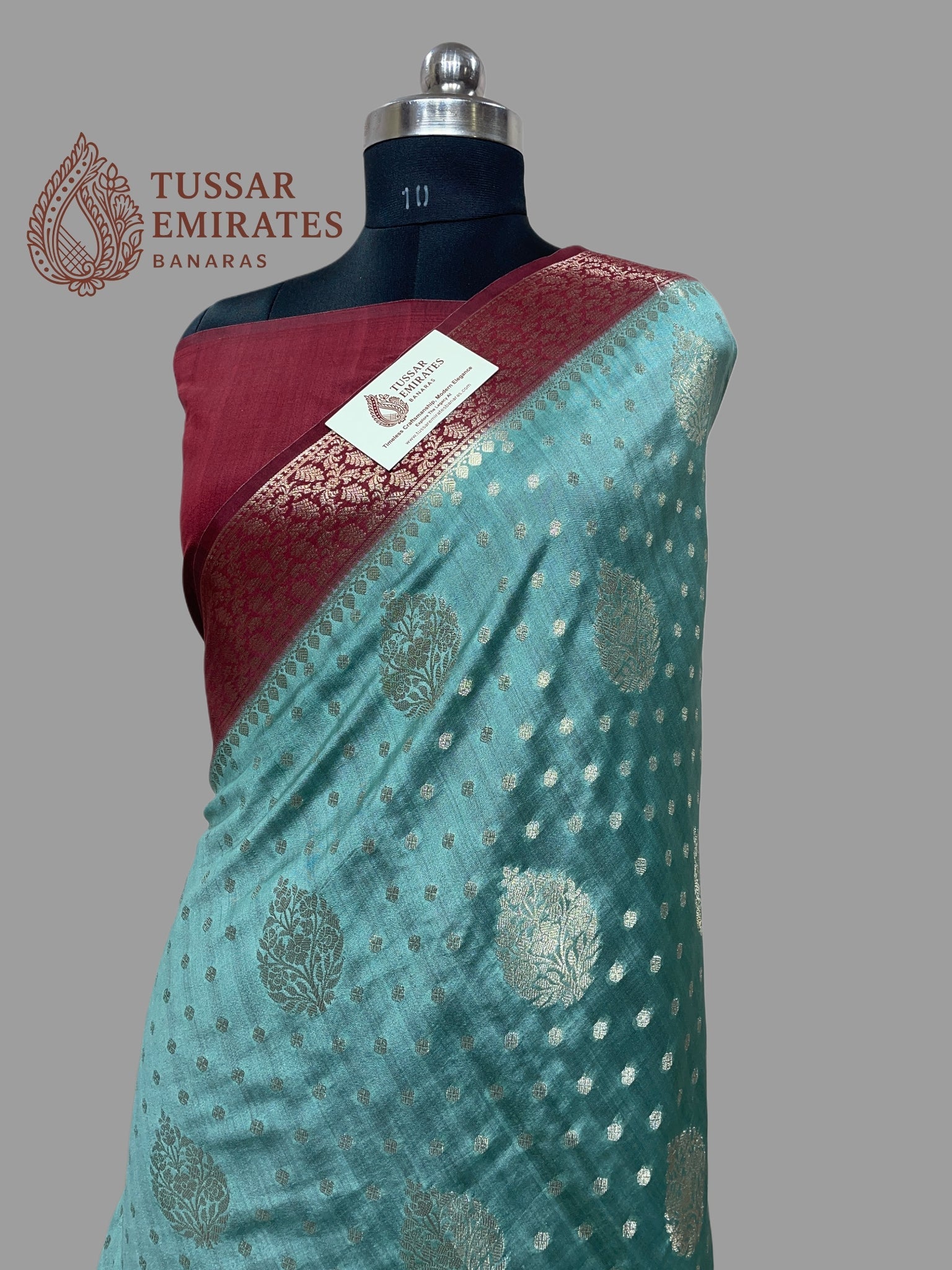 Pure Chiniya Silk Banarasi Saree - Tussar Emirates