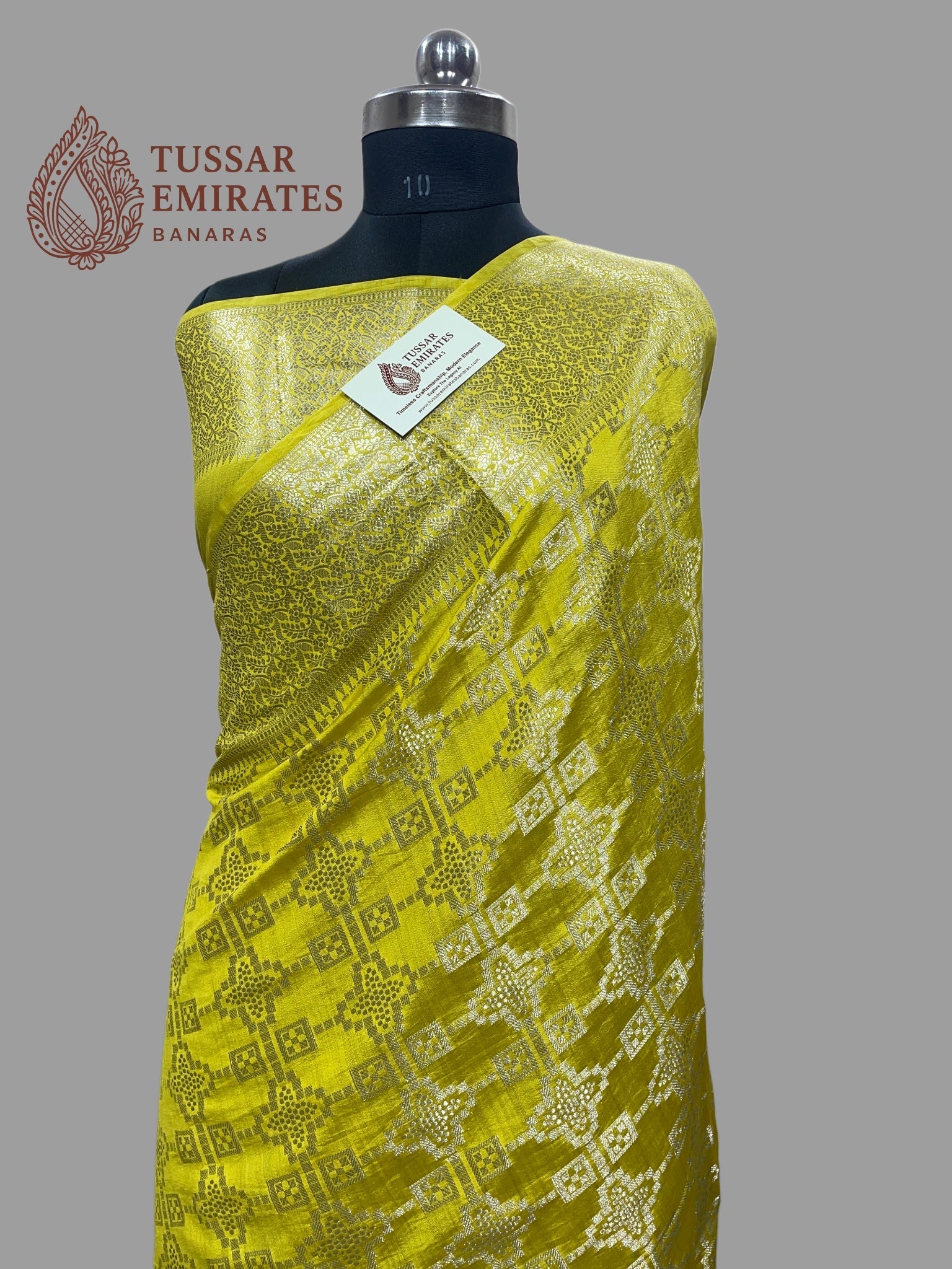 Pure Chiniya Silk Banarasi Saree - Tussar Emirates