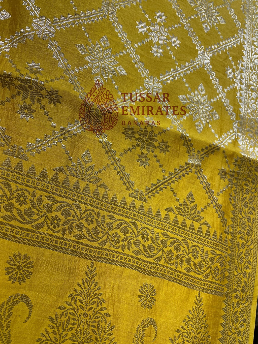 Pure Chiniya Silk Banarasi Saree - Tussar Emirates