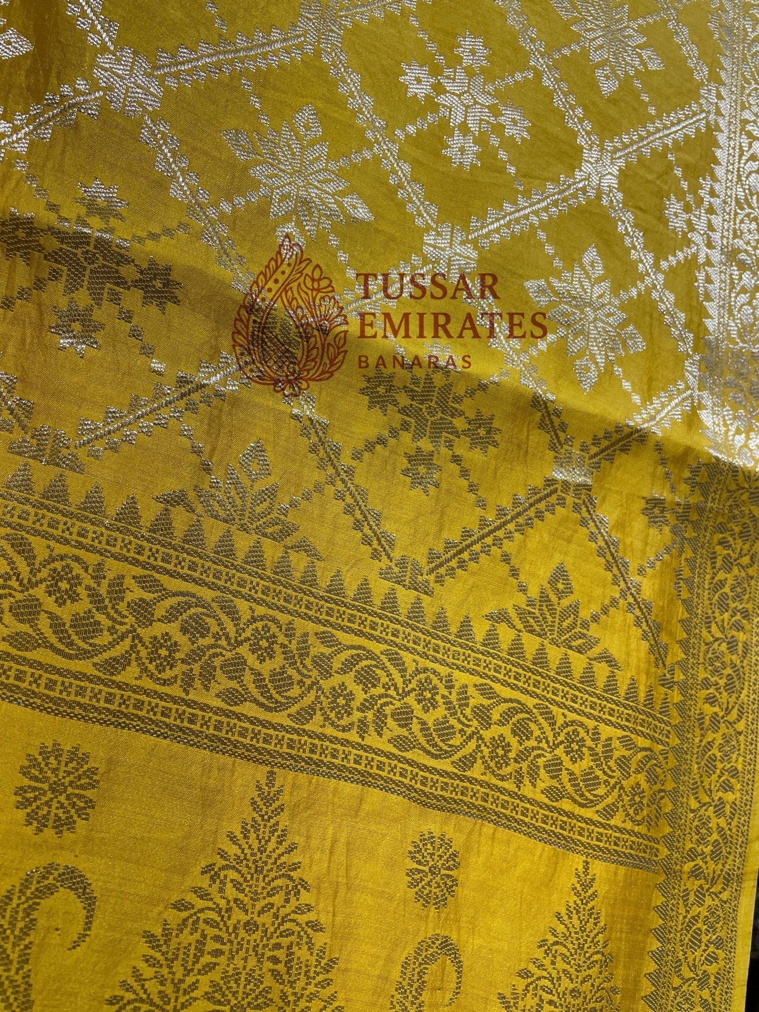 Pure Chiniya Silk Banarasi Saree - Tussar Emirates