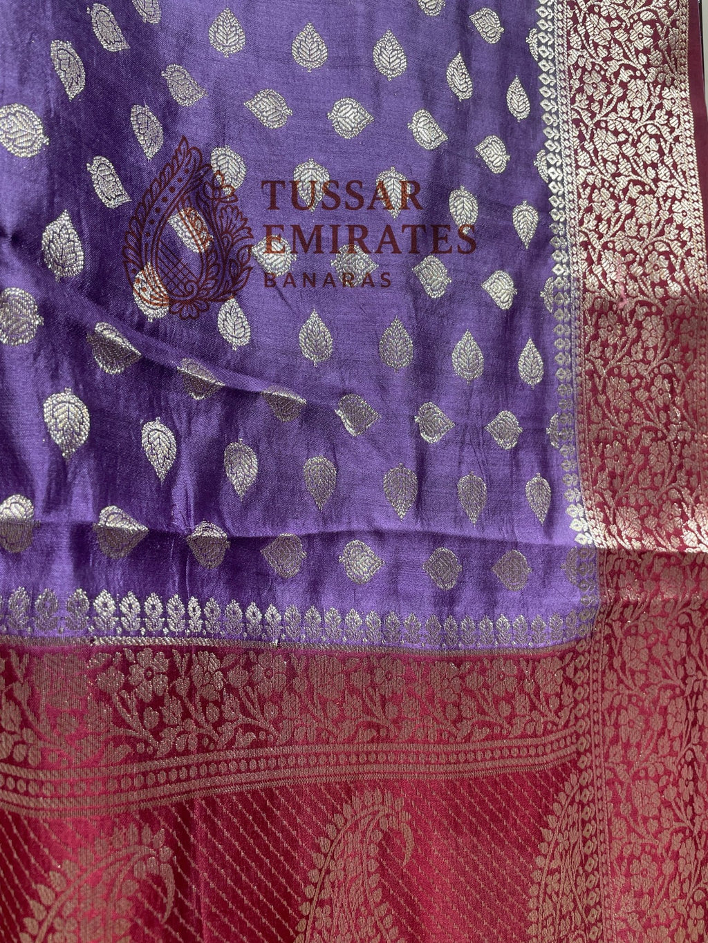 Pure Chiniya Silk Banarasi Saree - Tussar Emirates