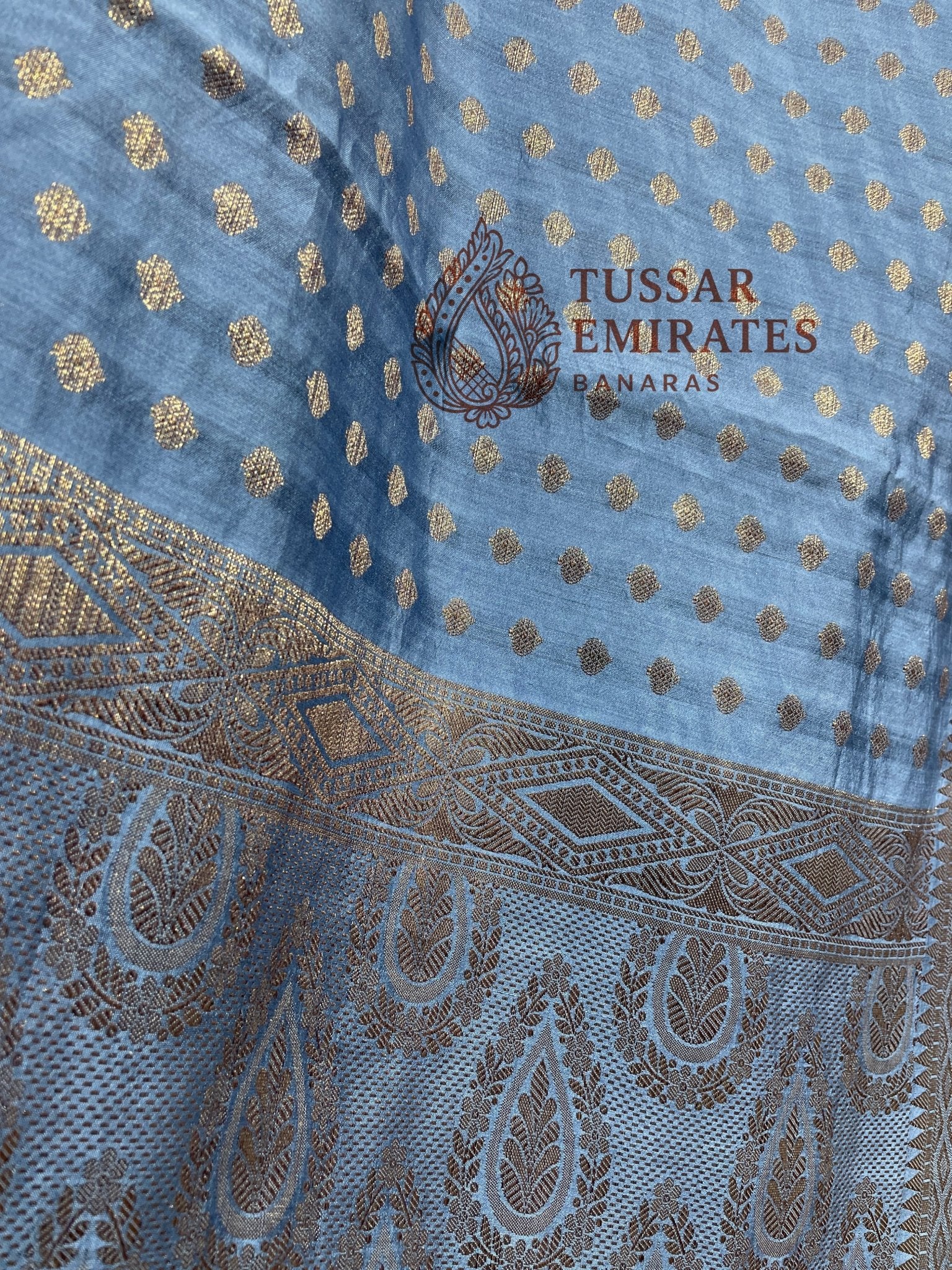 Pure Chiniya Silk Banarasi Saree - Tussar Emirates