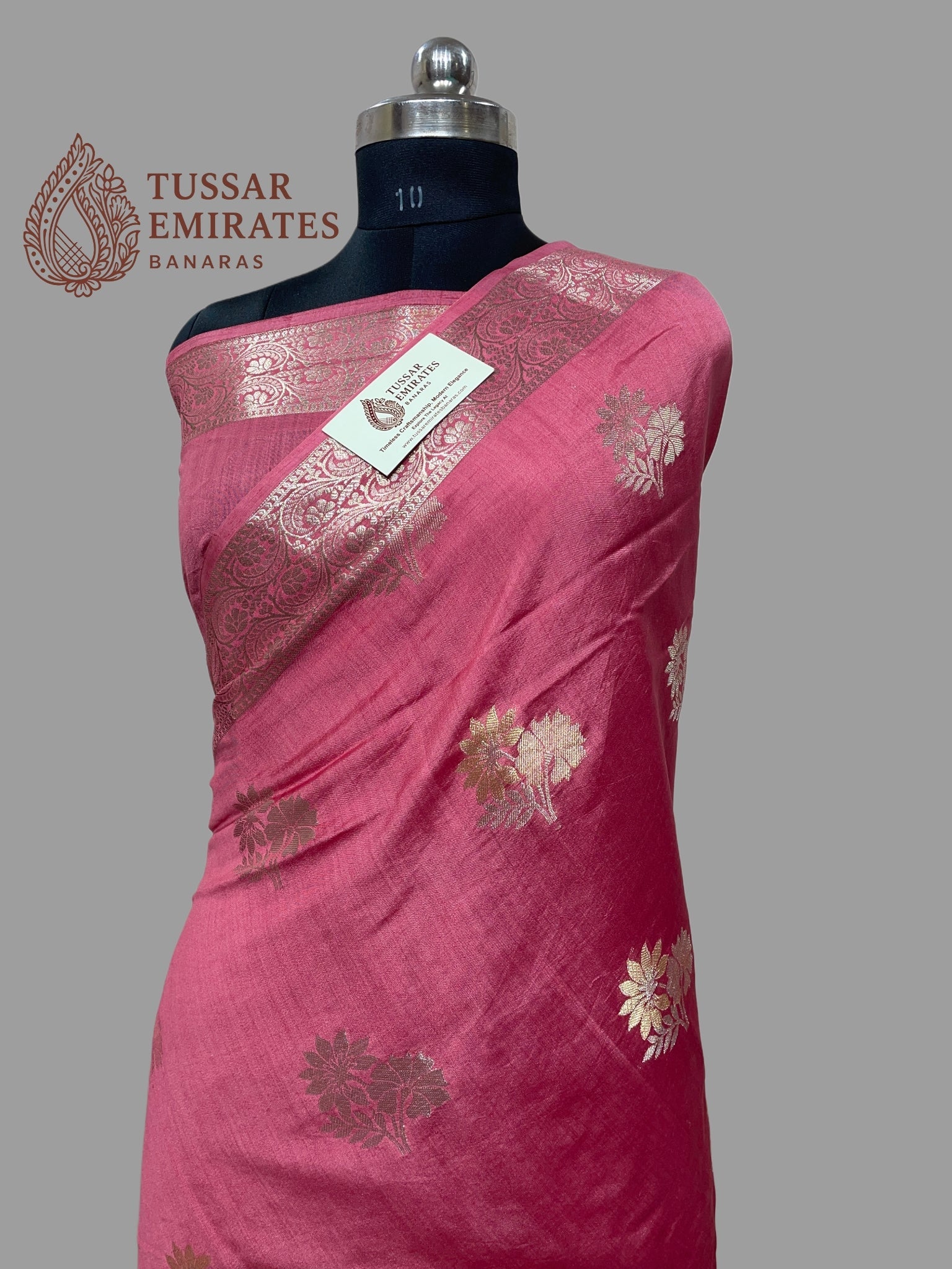 Pure Chiniya Silk Banarasi Saree - Tussar Emirates