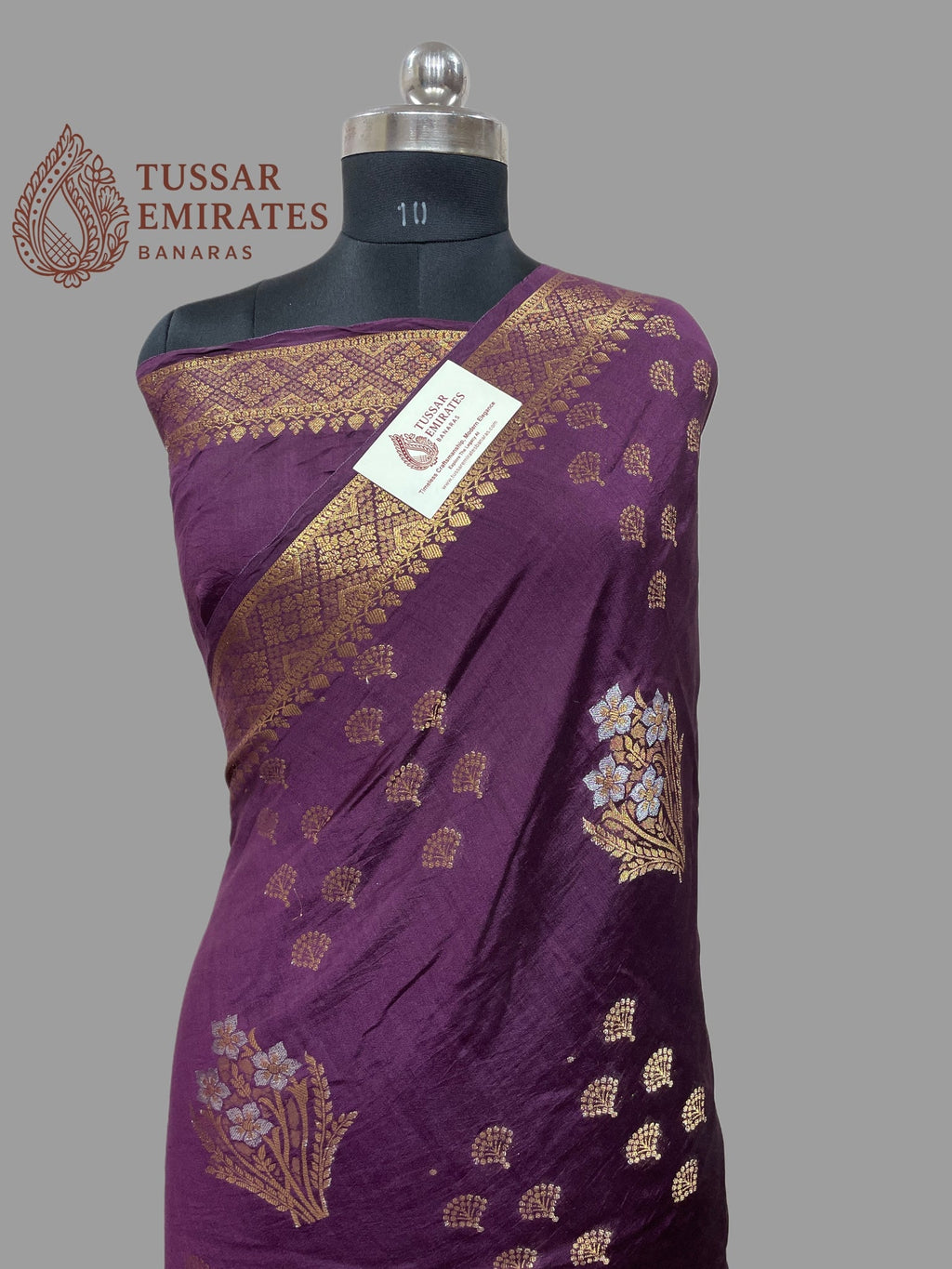 Pure Chiniya Silk Banarasi Saree - Tussar Emirates