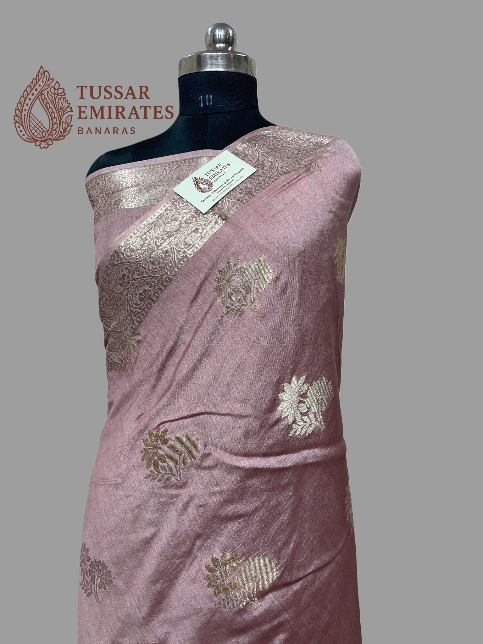 Pure Chiniya Silk Banarasi Saree - Tussar Emirates