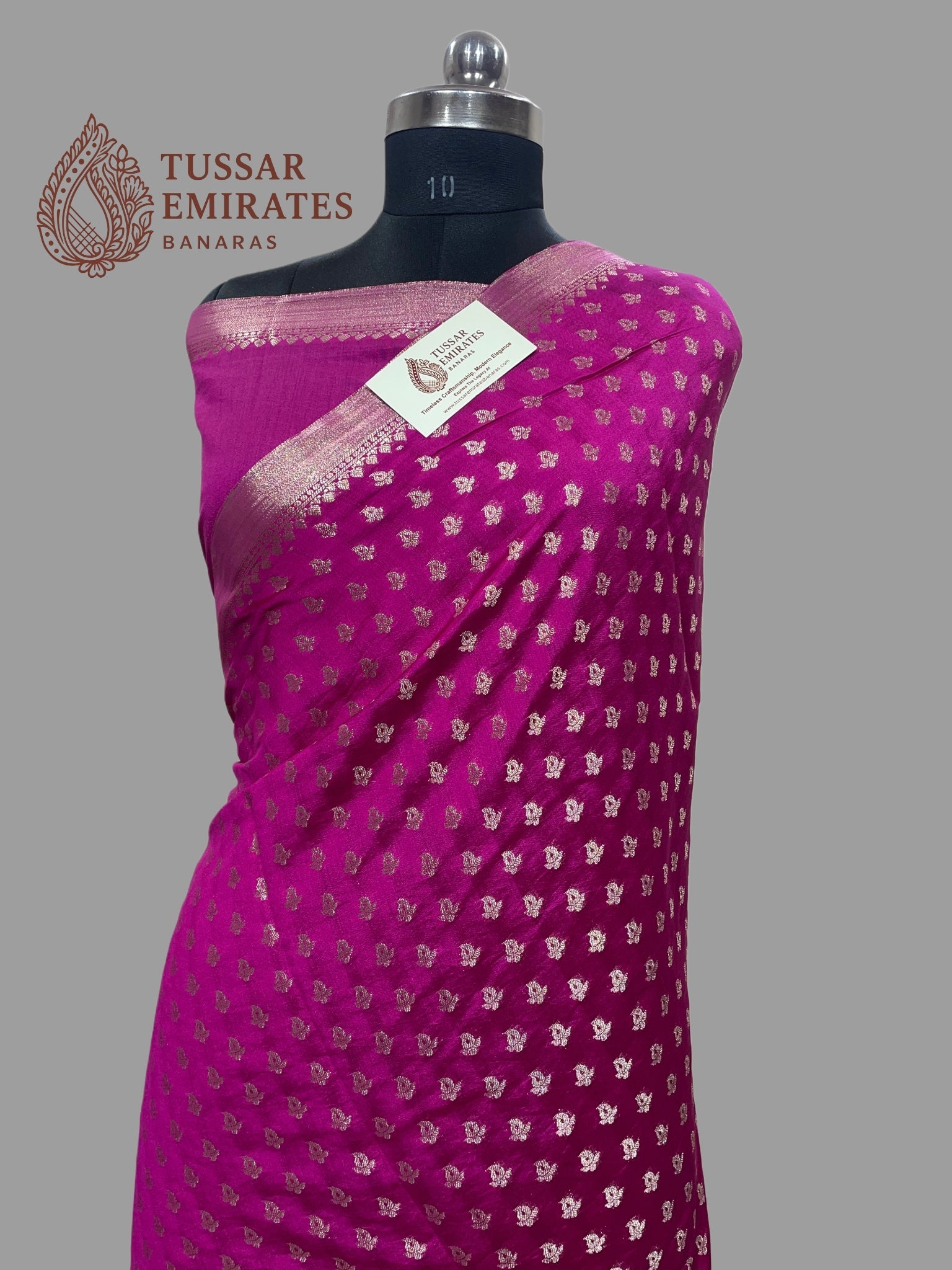 Pure Chiniya Silk Banarasi Saree - Tussar Emirates