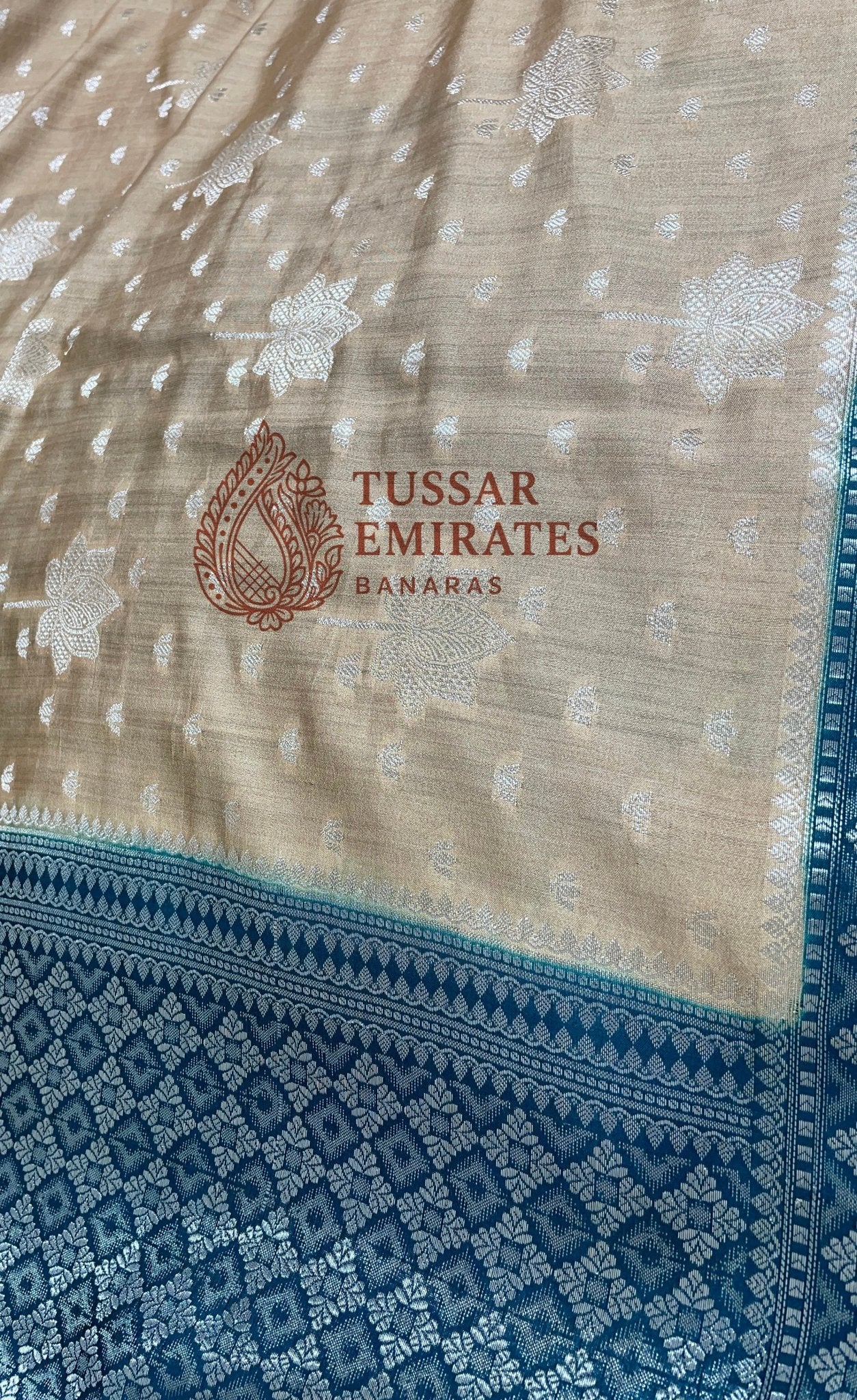 Pure Chiniya Silk Banarasi Saree - Tussar Emirates