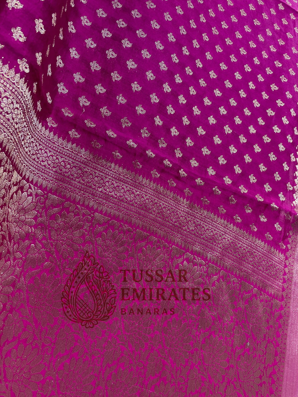Pure Chiniya Silk Banarasi Saree - Tussar Emirates