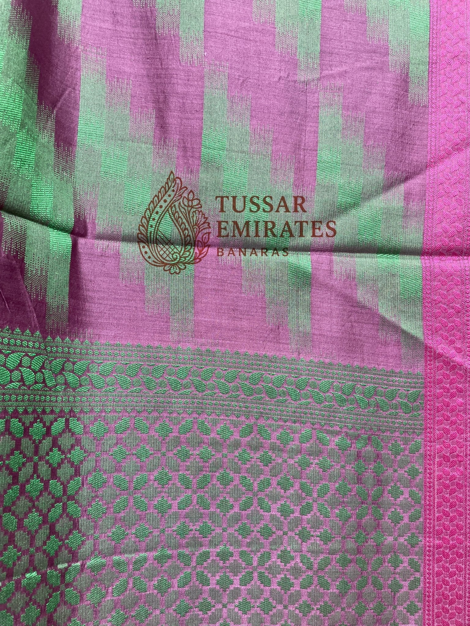 Pure Chiniya Silk Banarasi Saree - Tussar Emirates