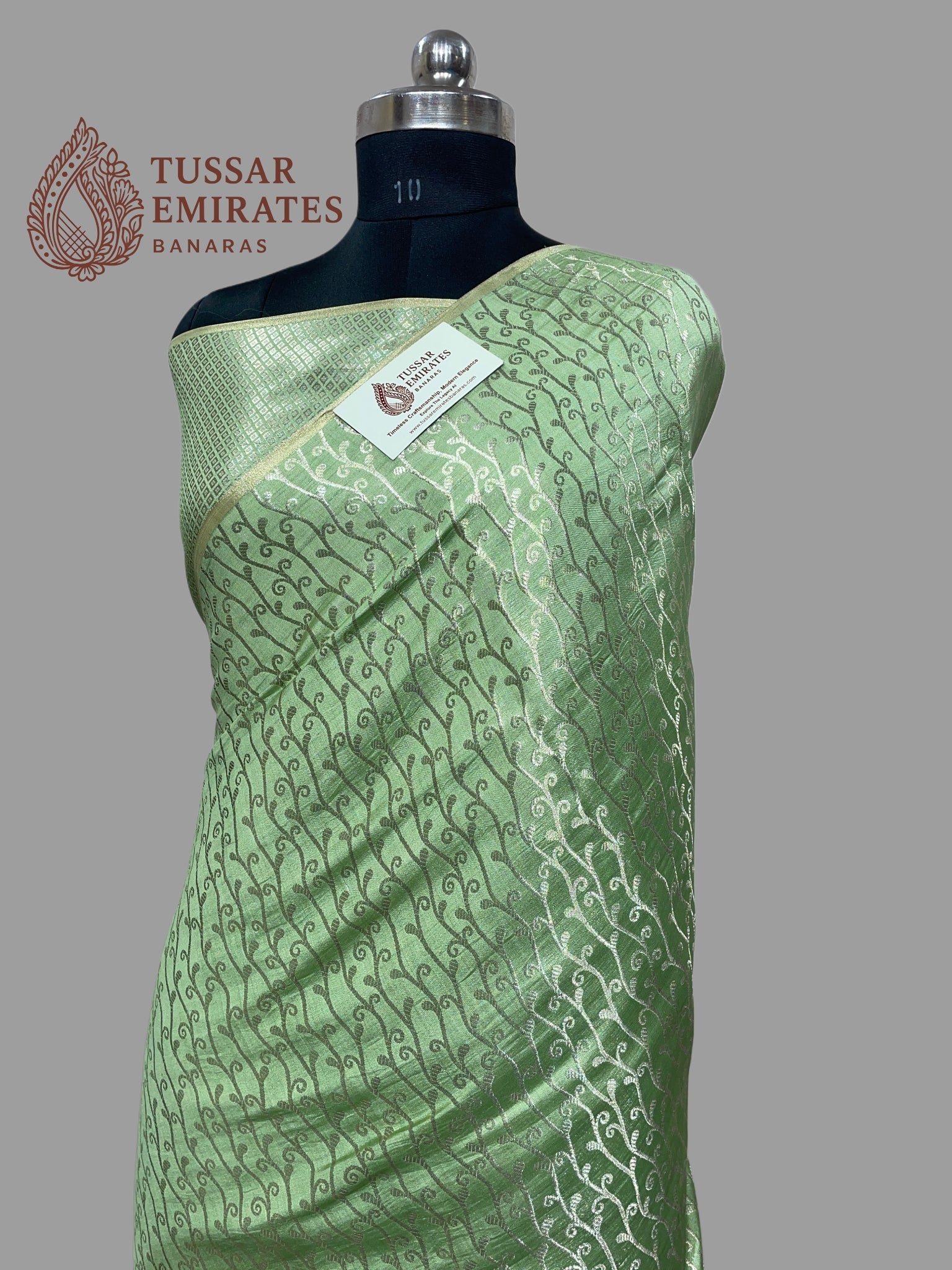 Pure Chiniya Silk Banarasi Saree - Tussar Emirates