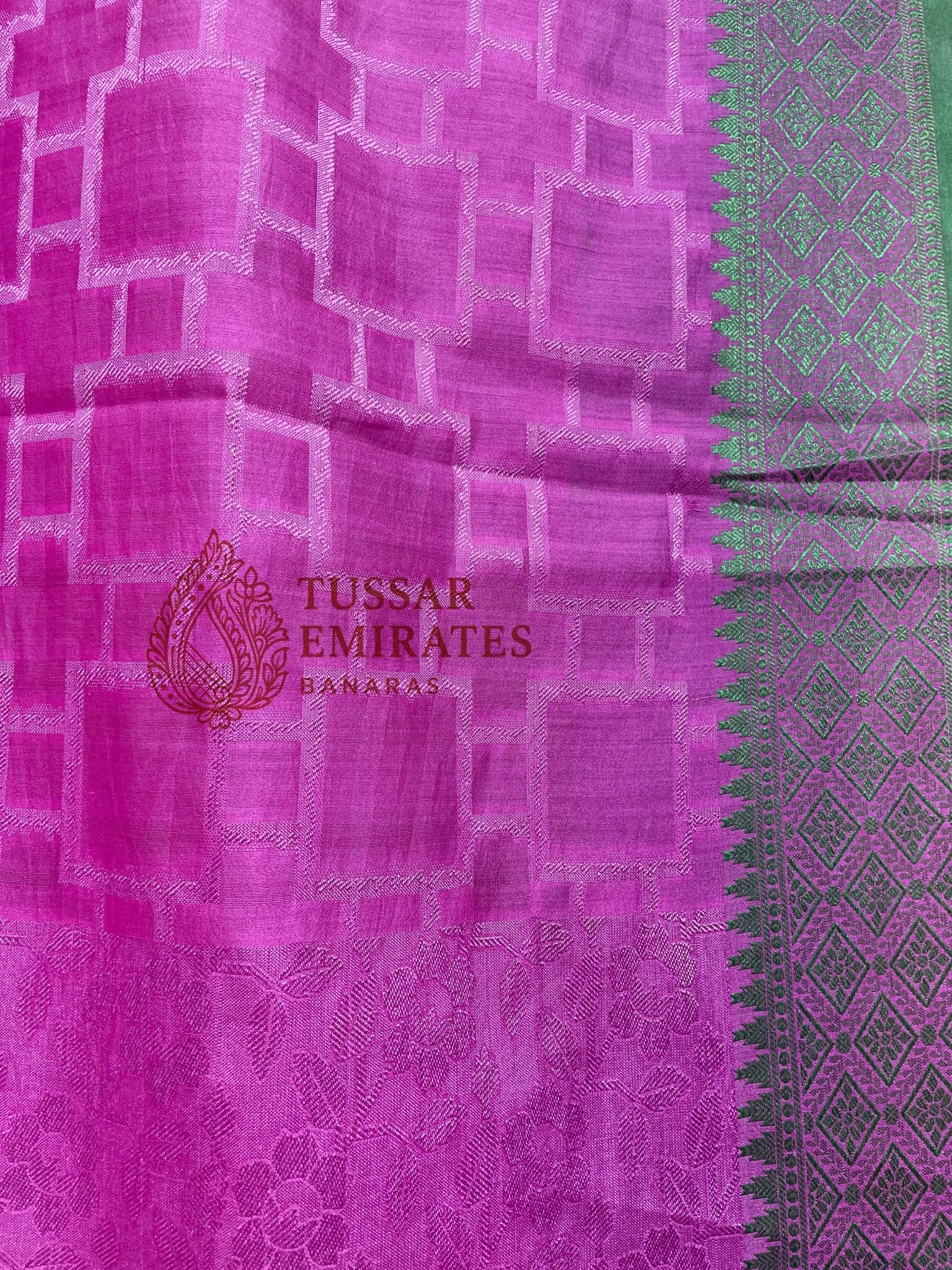 Pure Chiniya Silk Banarasi Saree - Tussar Emirates