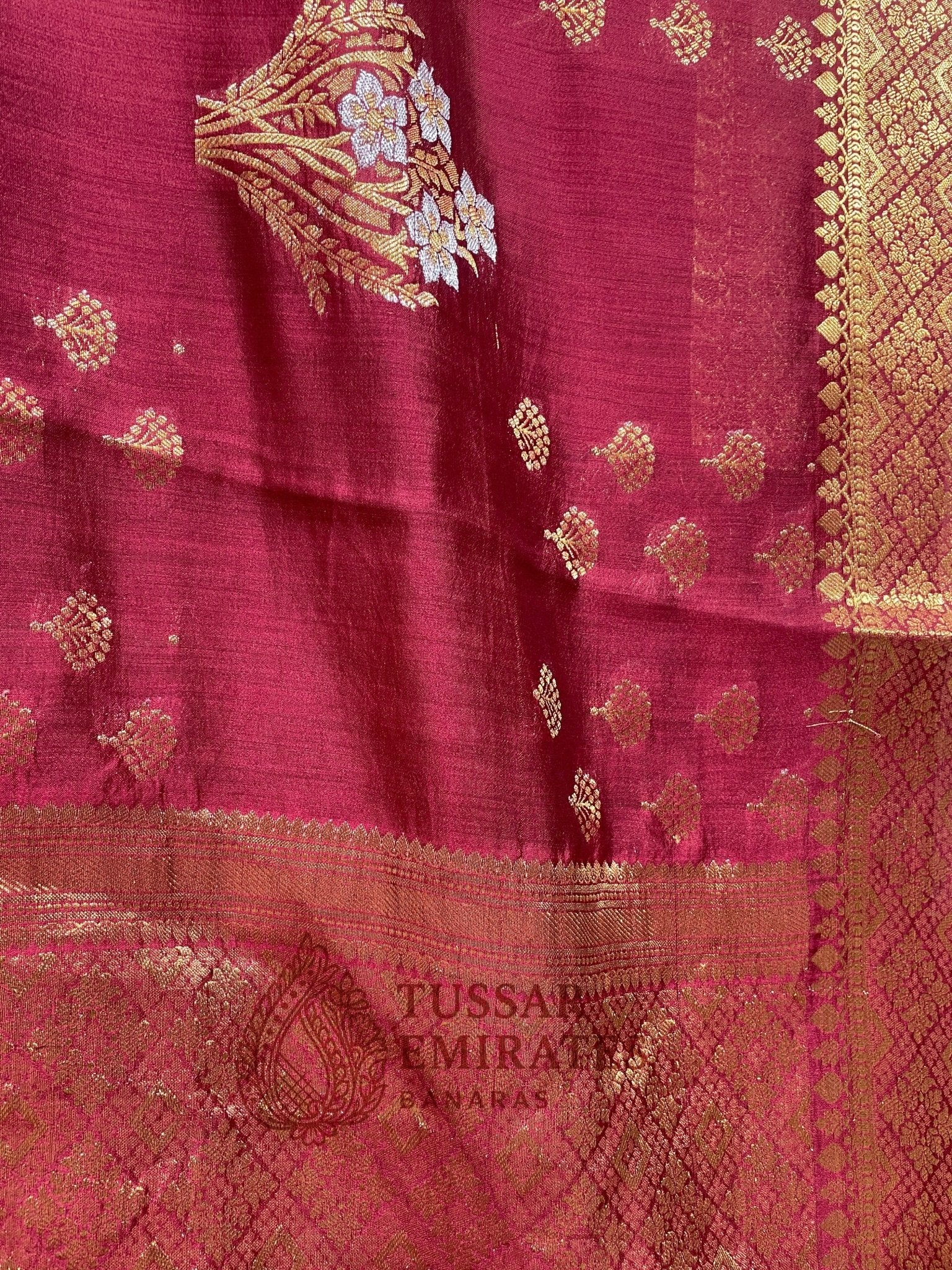 Pure Chiniya Silk Banarasi Saree - Tussar Emirates