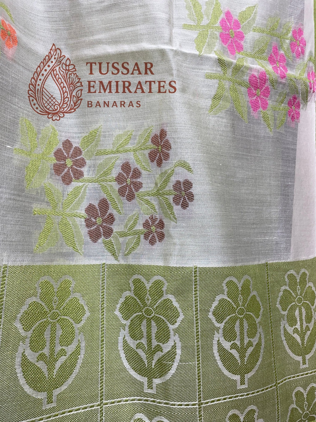 Pure Chiniya Silk Banarasi Saree - Tussar Emirates