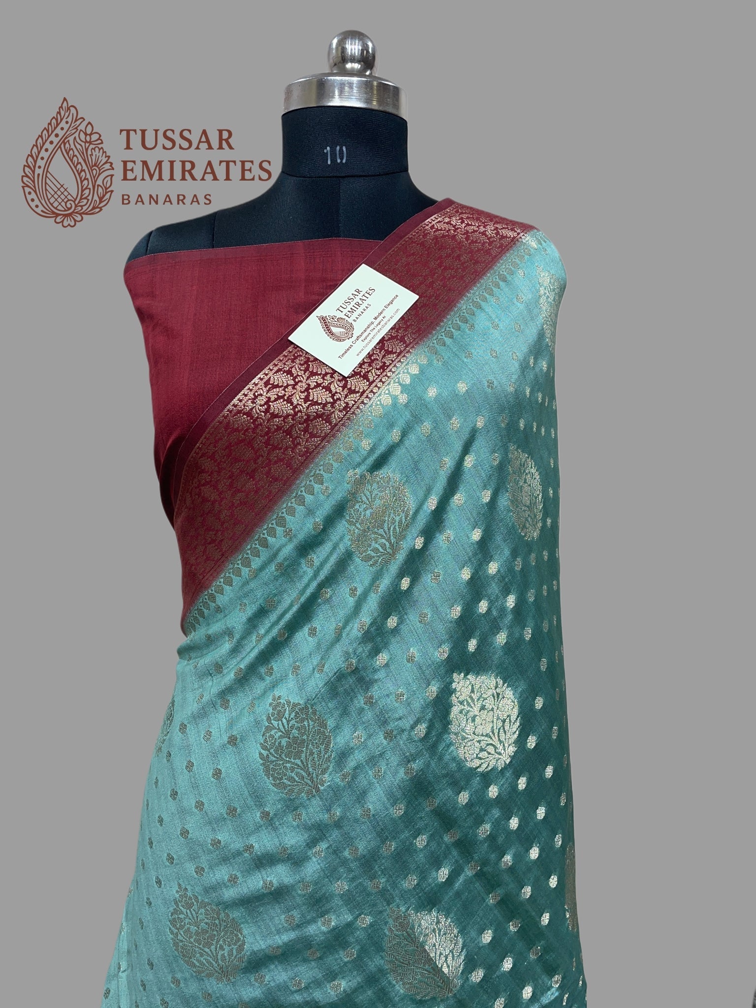 Pure Chiniya Silk Banarasi Saree - Tussar Emirates