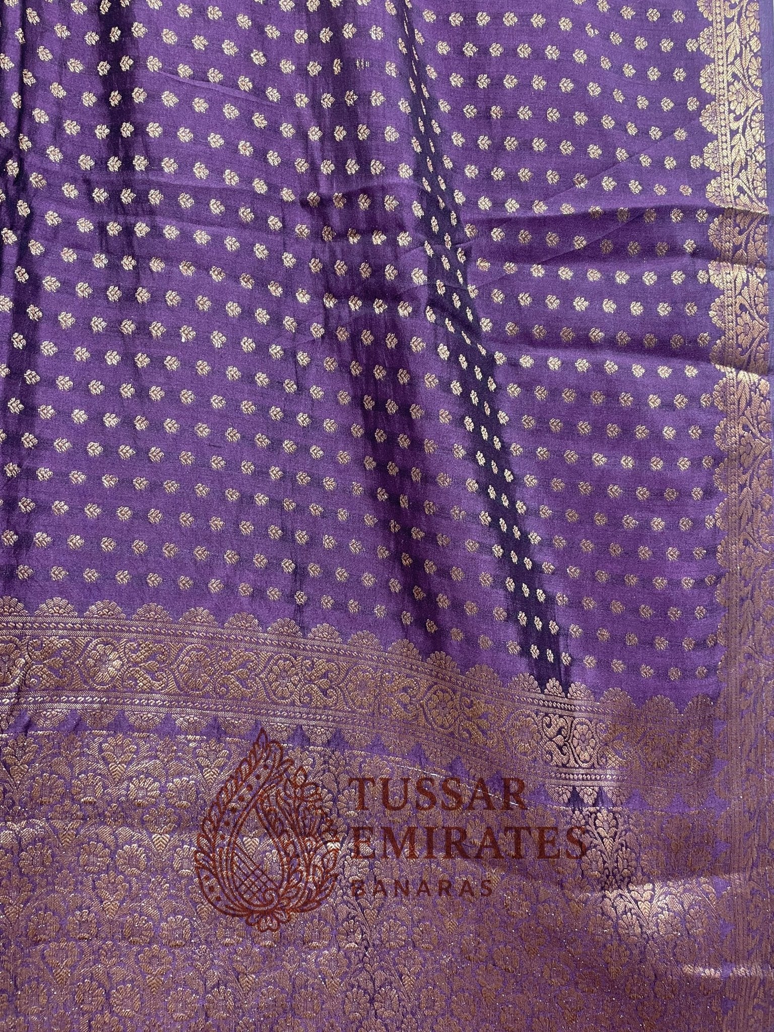 Pure Chiniya Silk Banarasi Saree - Tussar Emirates