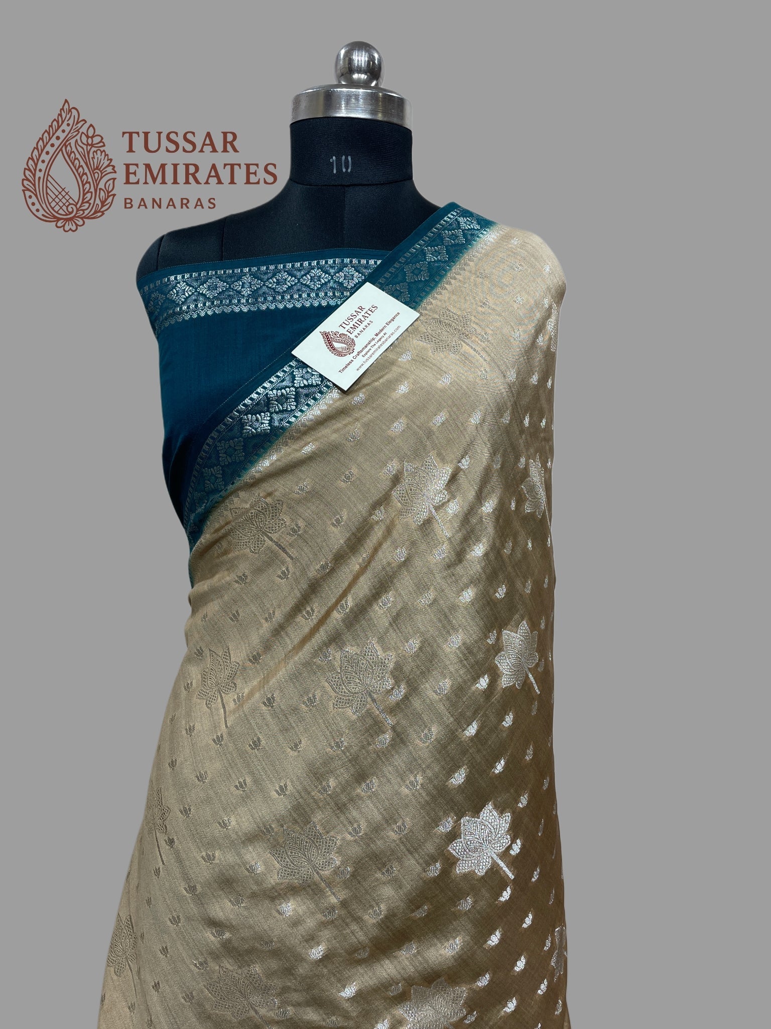 Pure Chiniya Silk Banarasi Saree - Tussar Emirates