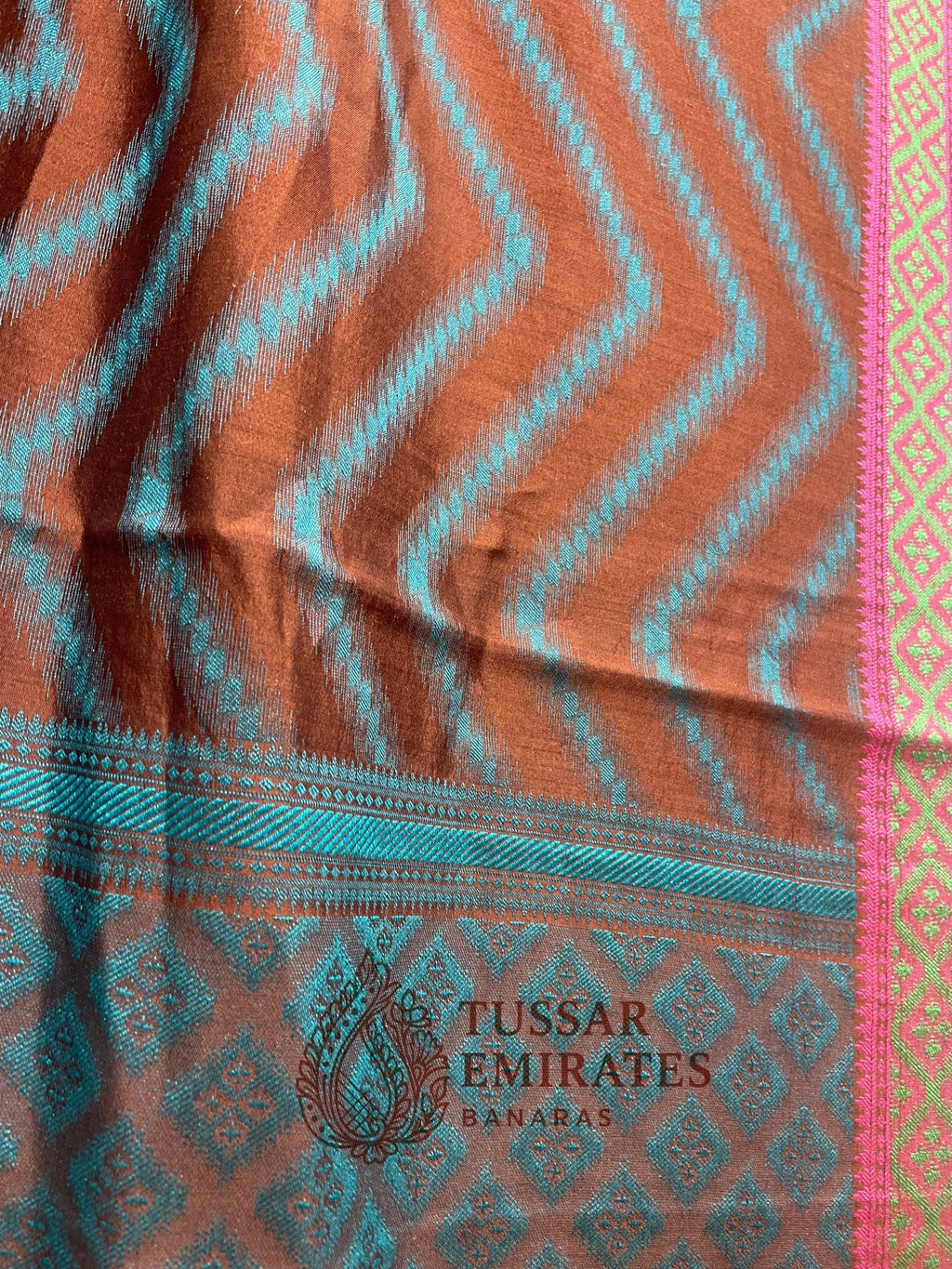 Pure Chiniya Silk Banarasi Saree - Tussar Emirates