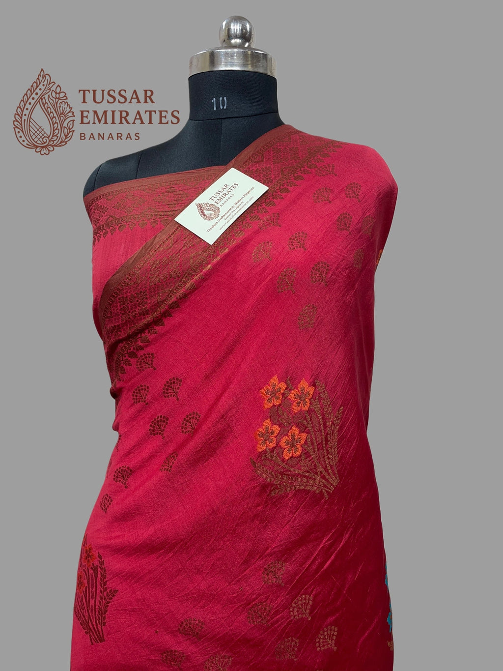 Pure Chiniya Silk Banarasi Saree - Tussar Emirates