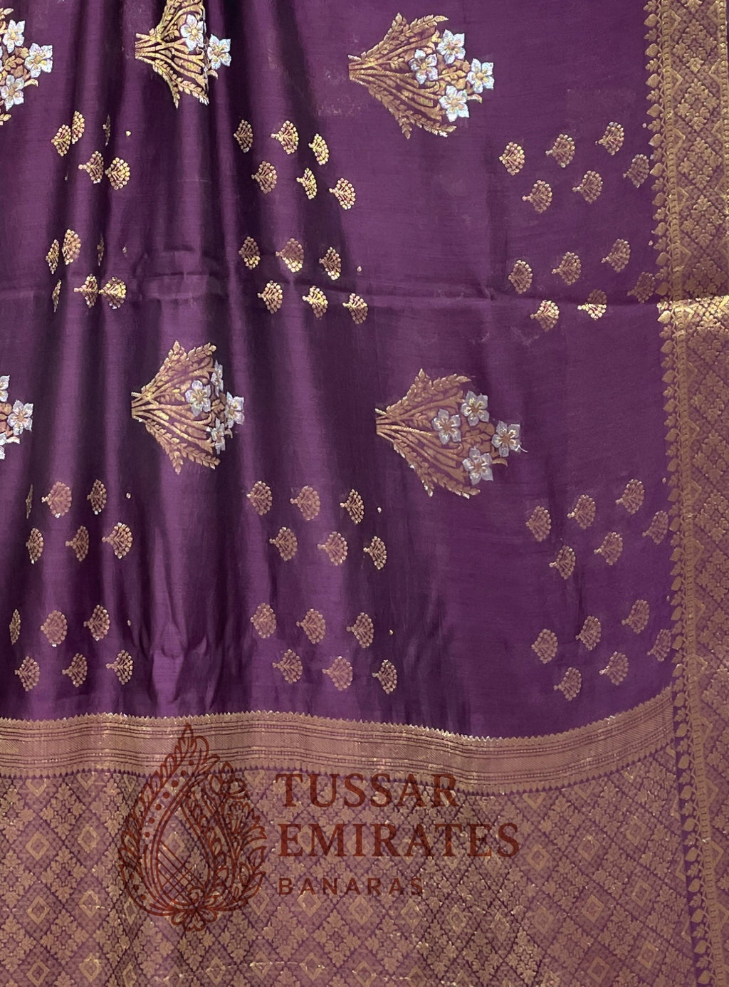 Pure Chiniya Silk Banarasi Saree - Tussar Emirates