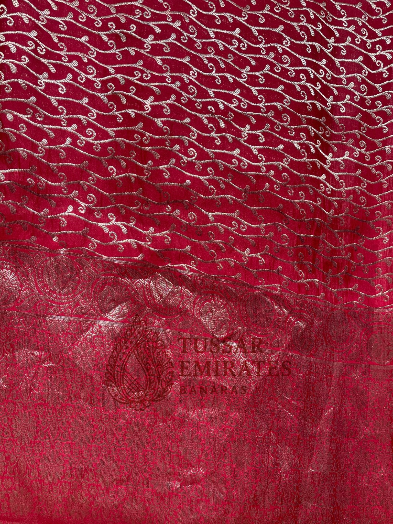 Pure Chiniya Silk Banarasi Saree - Tussar Emirates