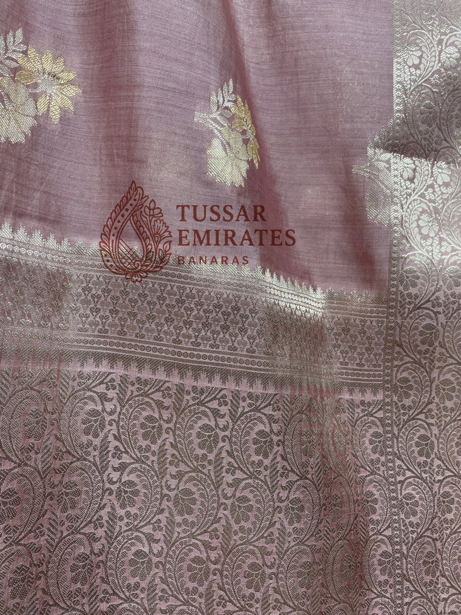 Pure Chiniya Silk Banarasi Saree - Tussar Emirates